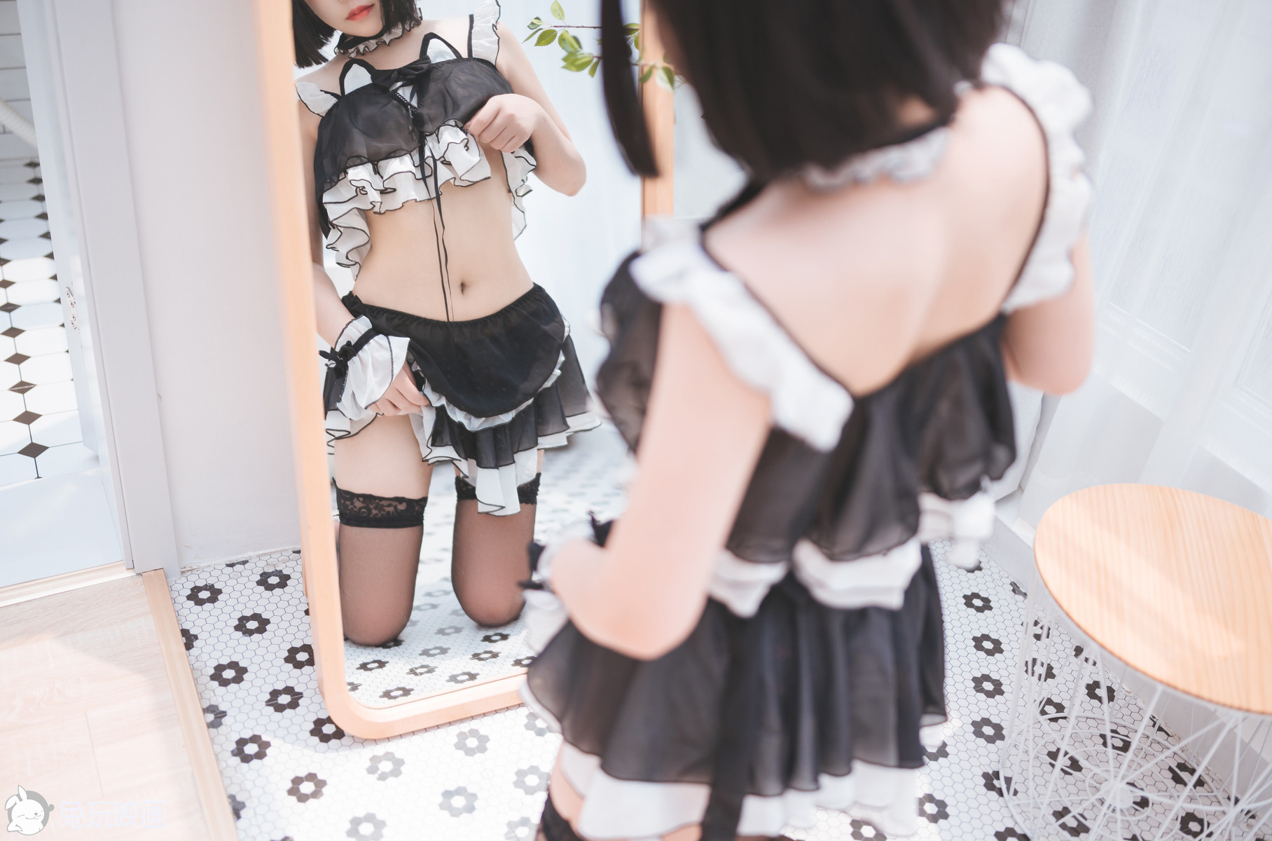Cosplay 兔玩映画 黑丝猫耳 41