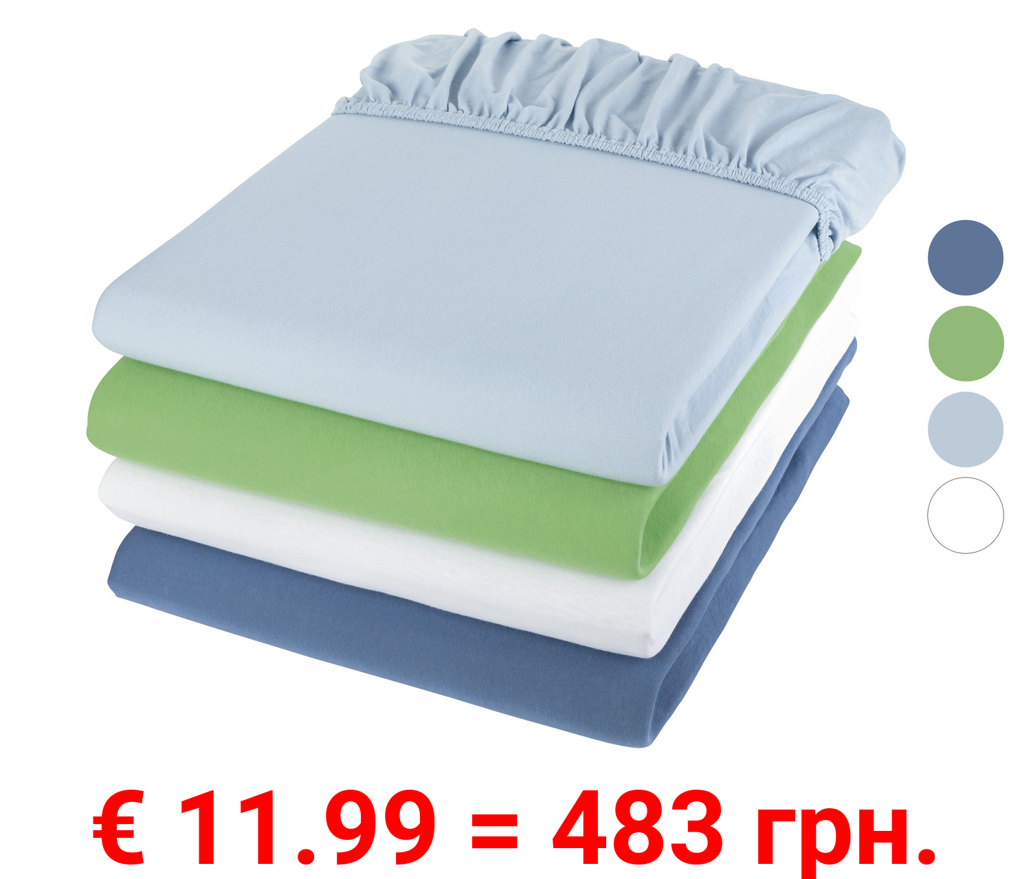 LIVARNO home Jersey Spannbettlaken, 140-160 x 200 cm