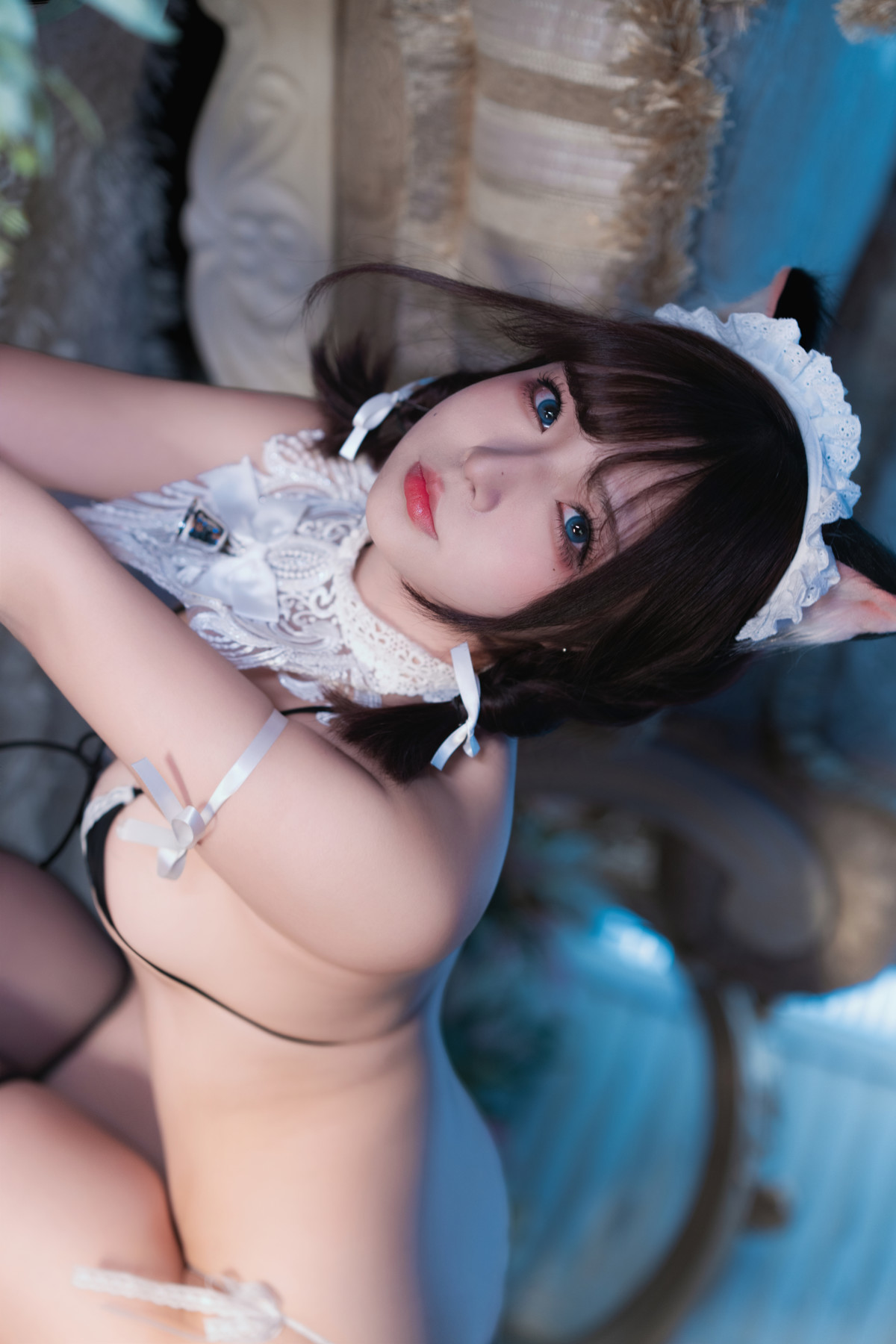 Cosplay Yuuhui玉汇 黑猫女仆 Set.03 22