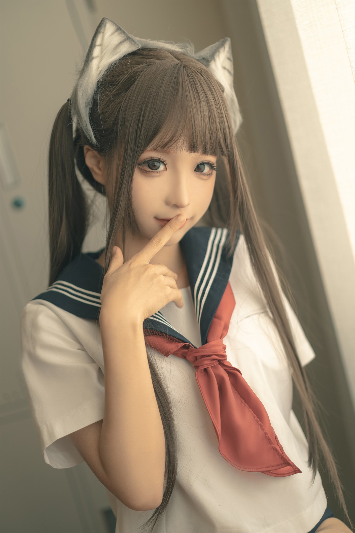 蠢沫沫 Cosplay 放学后 18