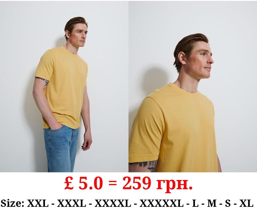 Yellow Crew Neck T-Shirt