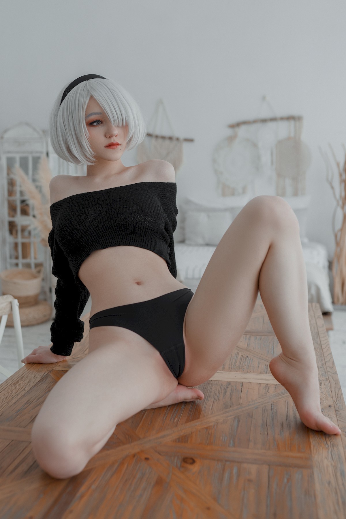 DonnaLoli Cosplay 2b ヨルハ２号Ｂ型 12