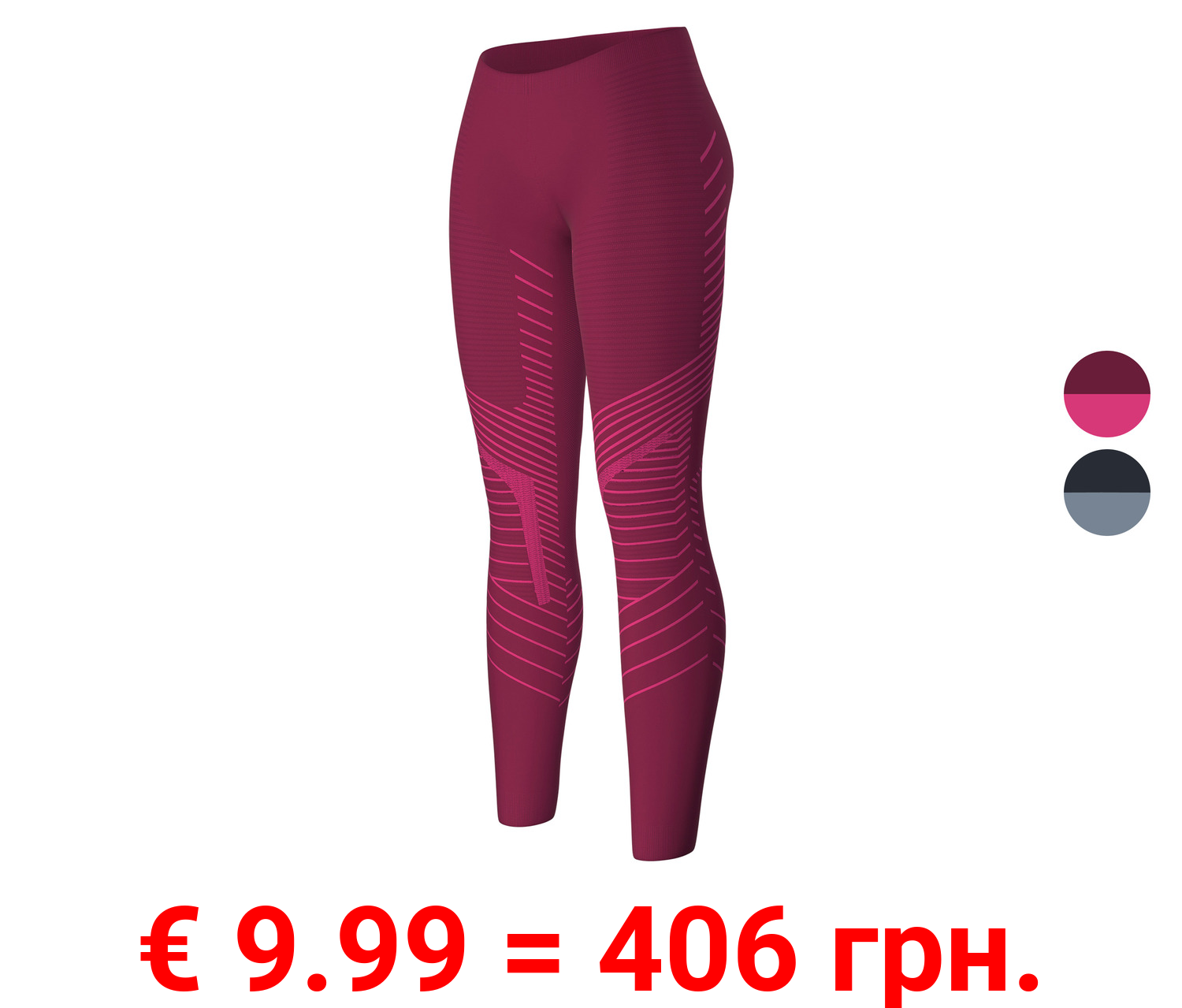 CRIVIT Damen Funktionsunterhose, mit Thermo-Knit-Zonen