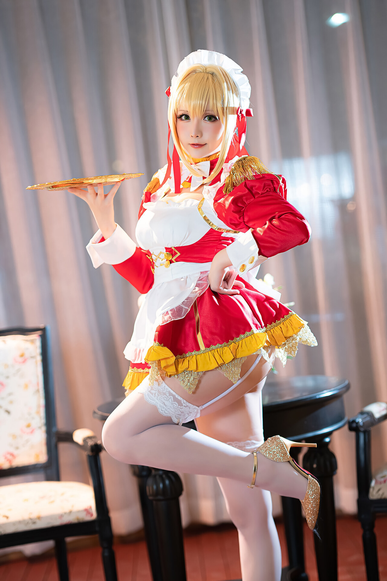 [Hoshilily 星之迟迟] Nero Claudius Maid ネロ・クラウディウス 7