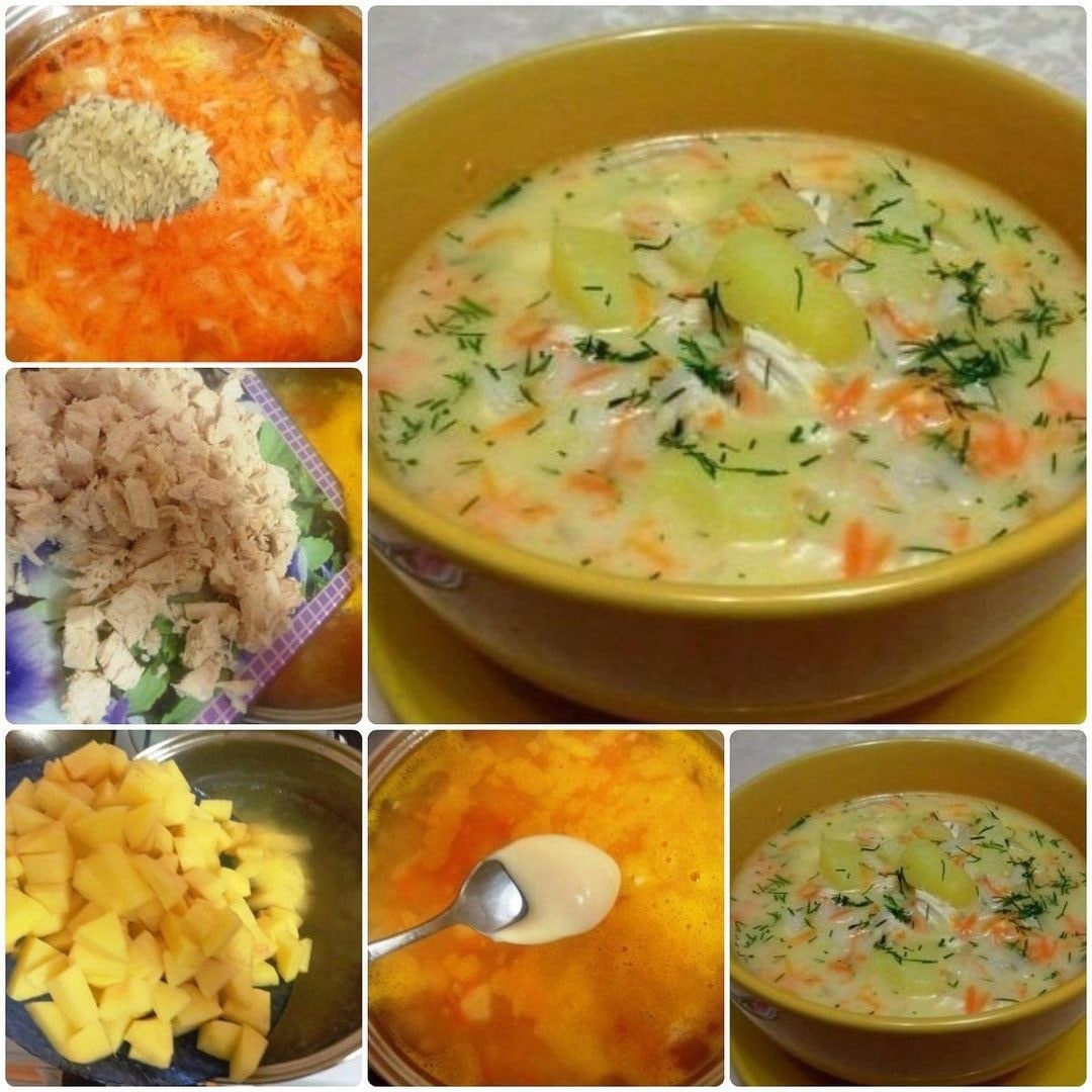 Супы поэтапно. Сырный суп. Суп с плавленным сыром и курицей. Суп из плавленных сырков. Сырный суп с плавленным сыром.