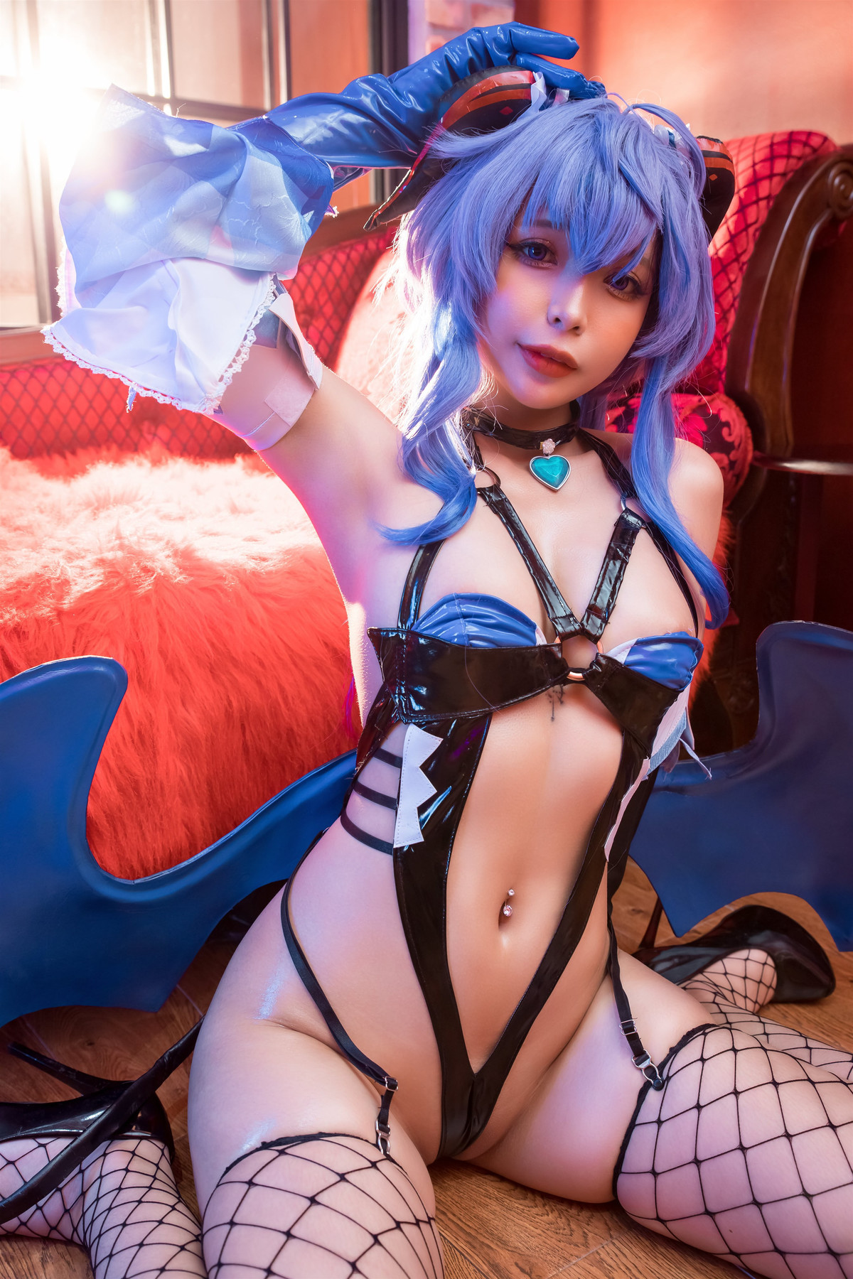 Cosplay Umeko.J Ganyu Succubus Set.01 20