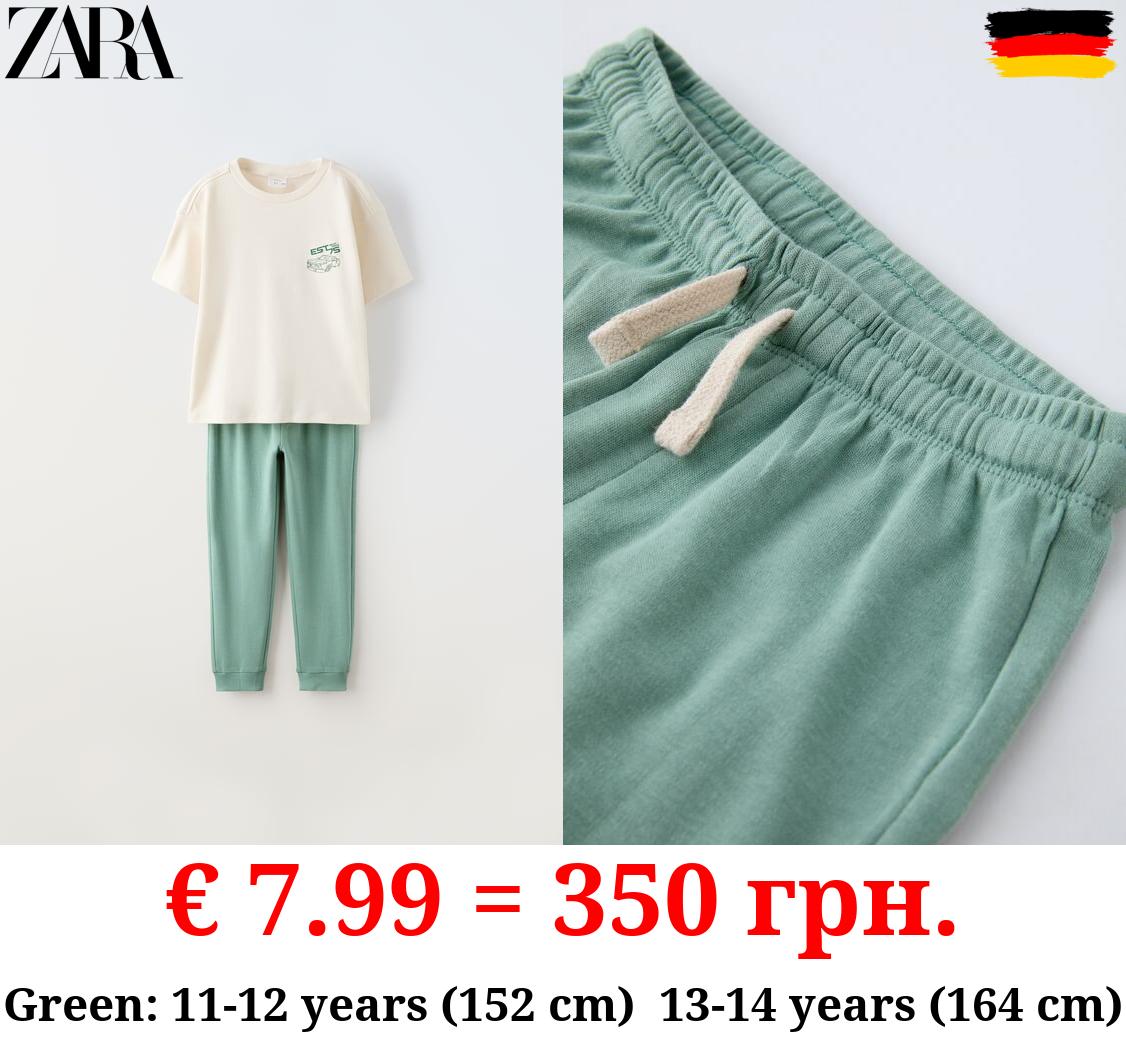 6-14 YEARS/ CAR PRINT PYJAMAS