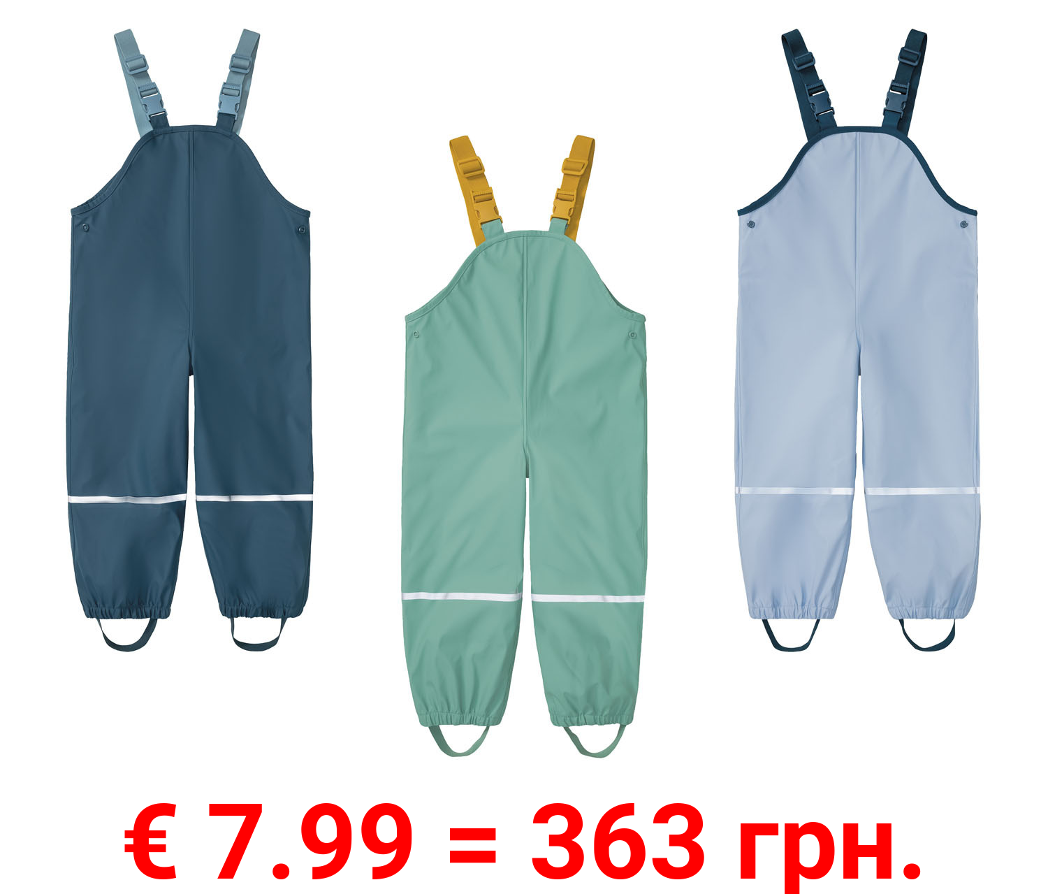 lupilu® Kleinkinder Matsch- und Buddellatzhose, wasser- und winddicht