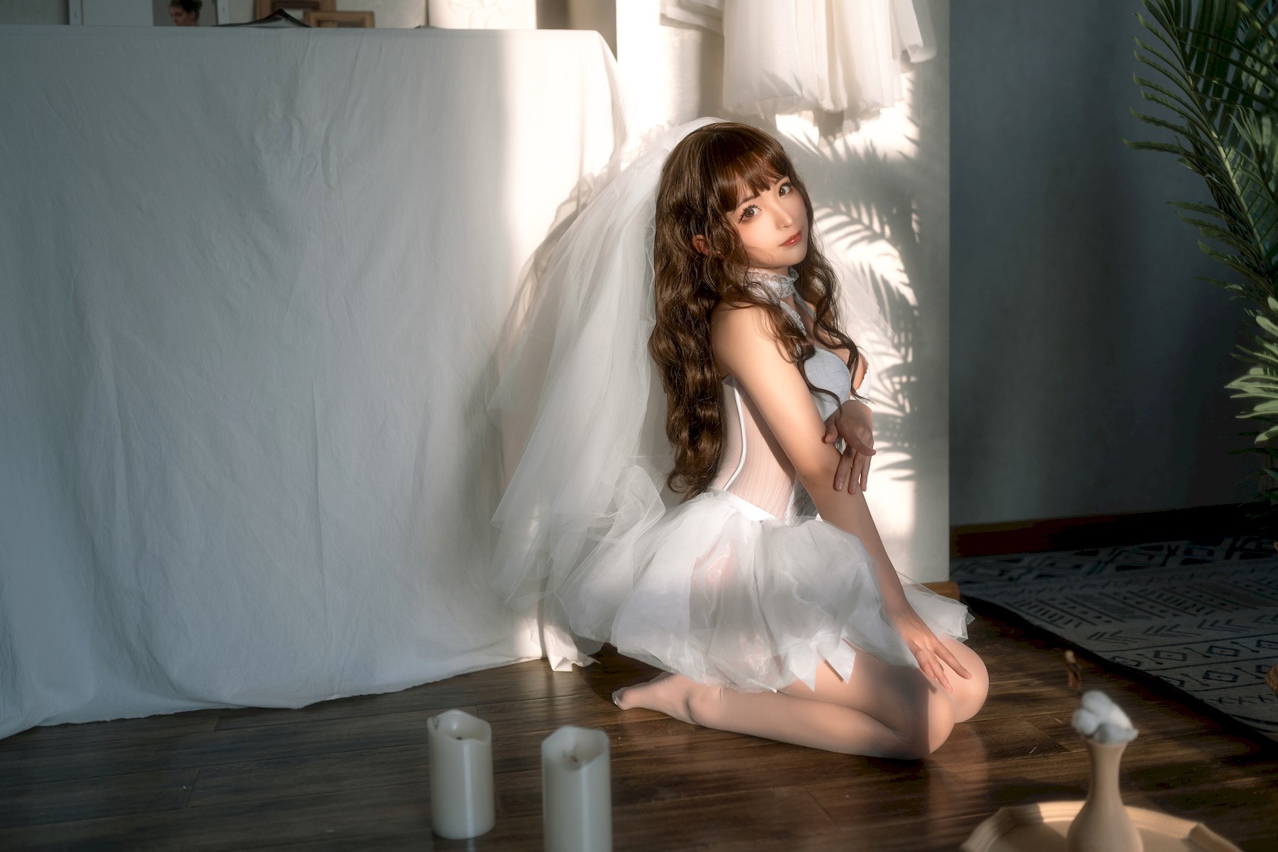 Cosplay 蠢沫沫 Chunmomo 婚纱 14