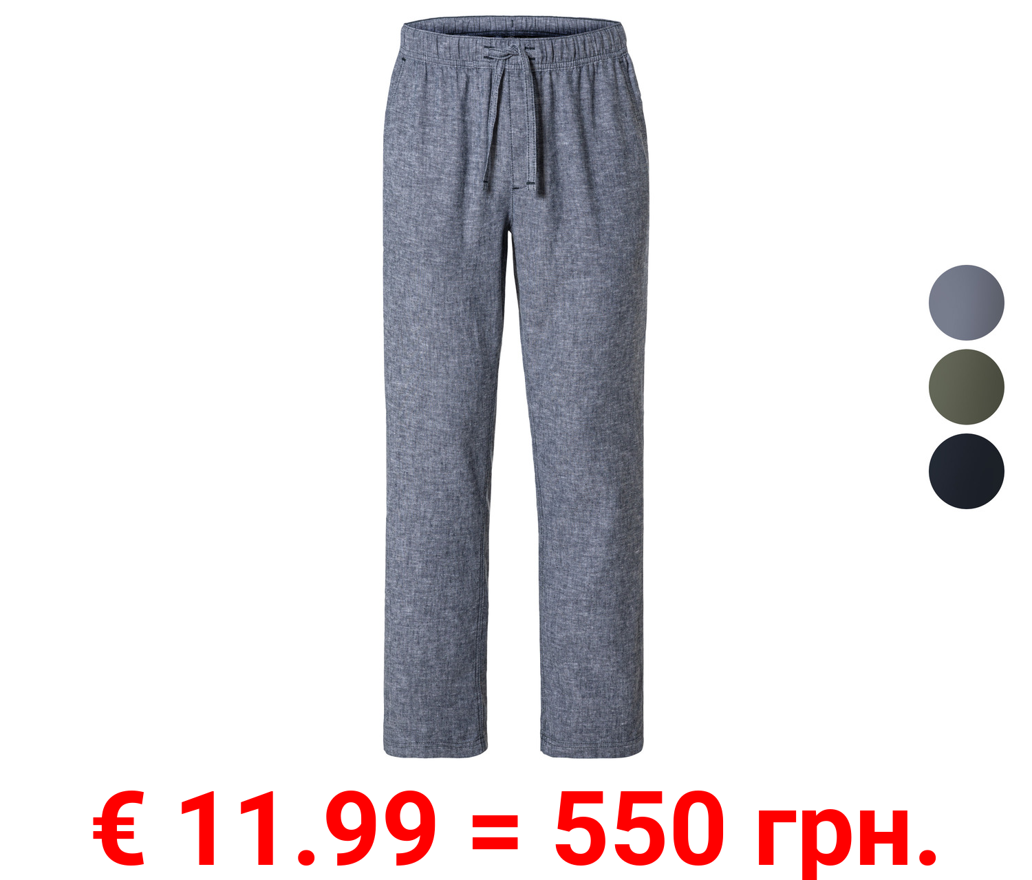 LIVERGY® Herren Freizeithose, Straight Fit, normale Leibhöhe