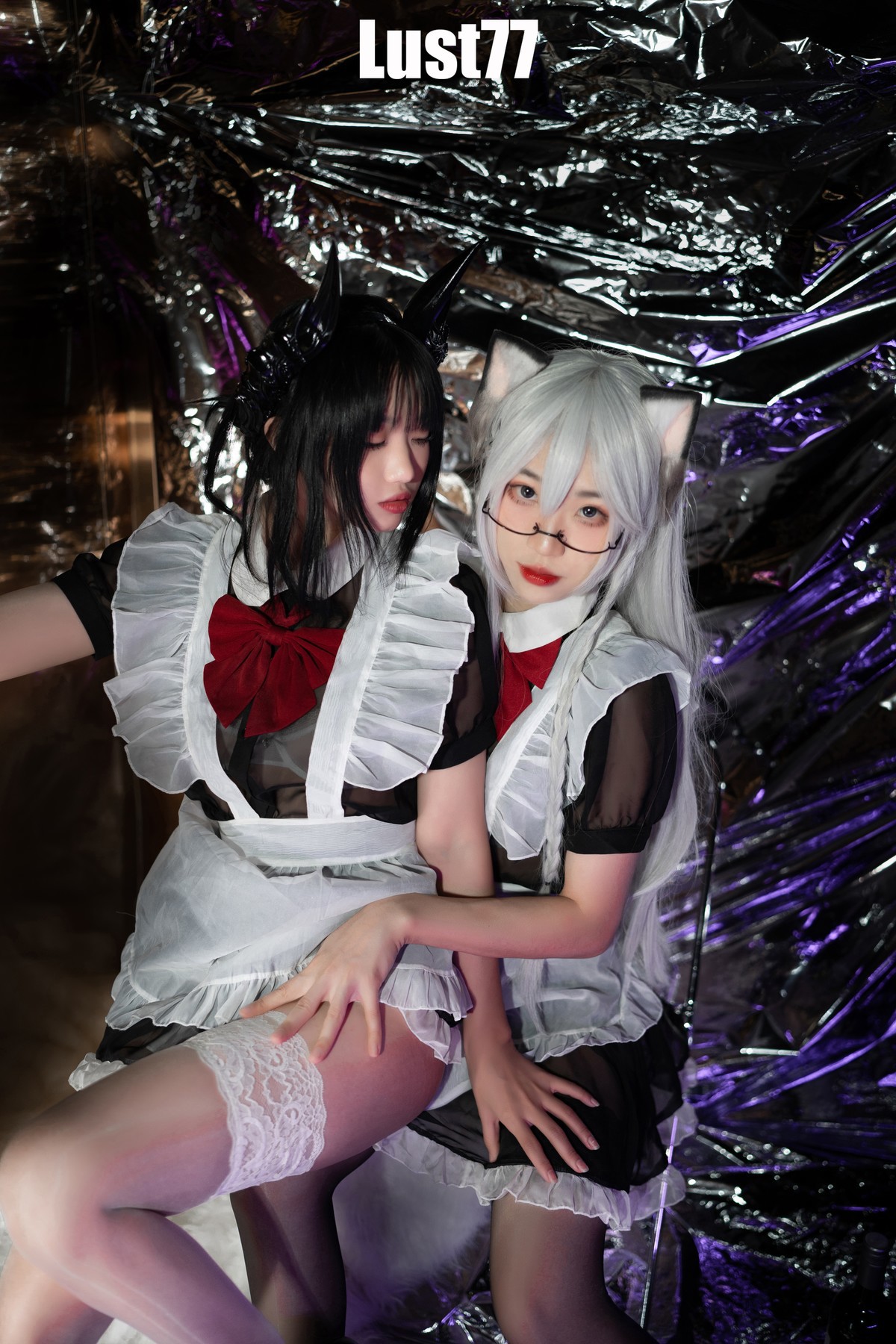 Cosplay 柒柒要乖哦 女仆の惩戒课 Set.01 27