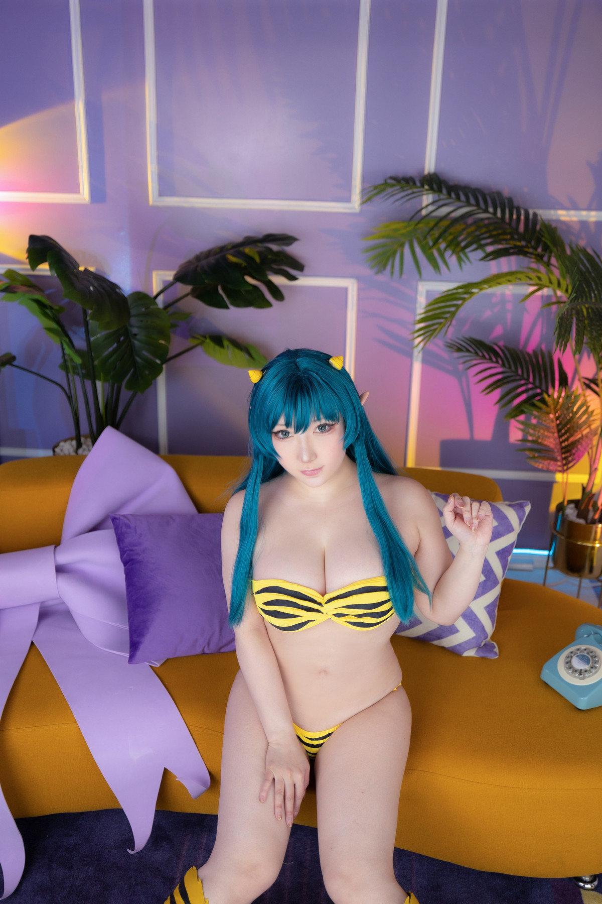 Cosplay SAKUサク Lum ラム うる星やつら Set.01 35