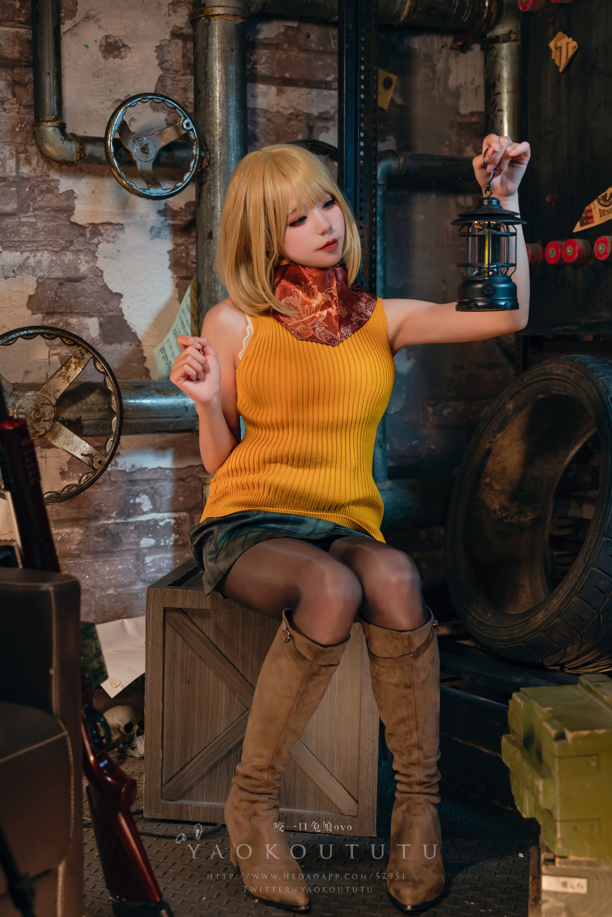 Cosplay 黏黏团子兔 生化危机4重置版 阿什莉 24