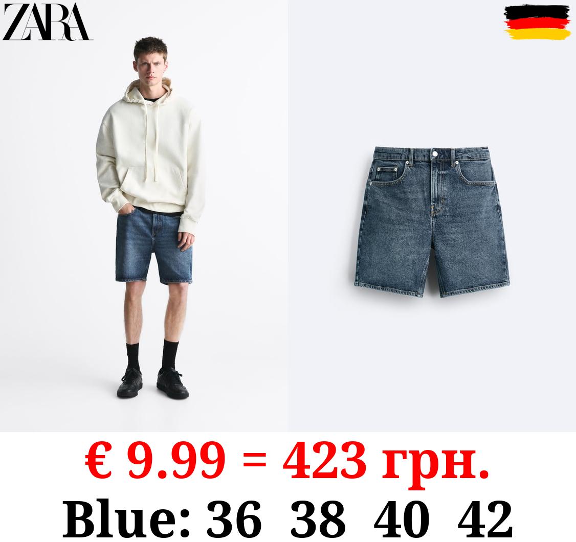 BASIC DENIM BERMUDA SHORTS