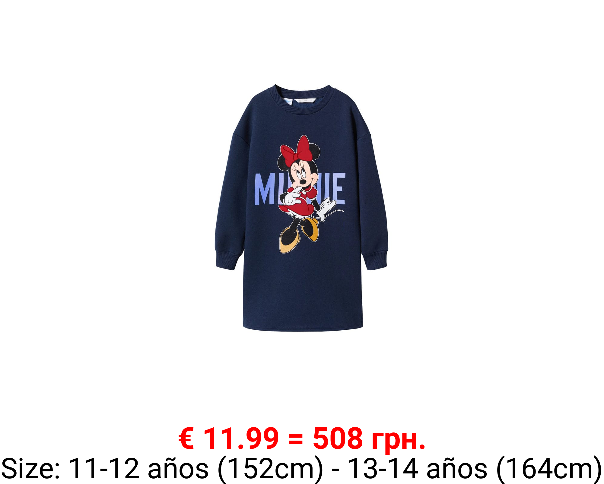 Vestido sudadera minnie