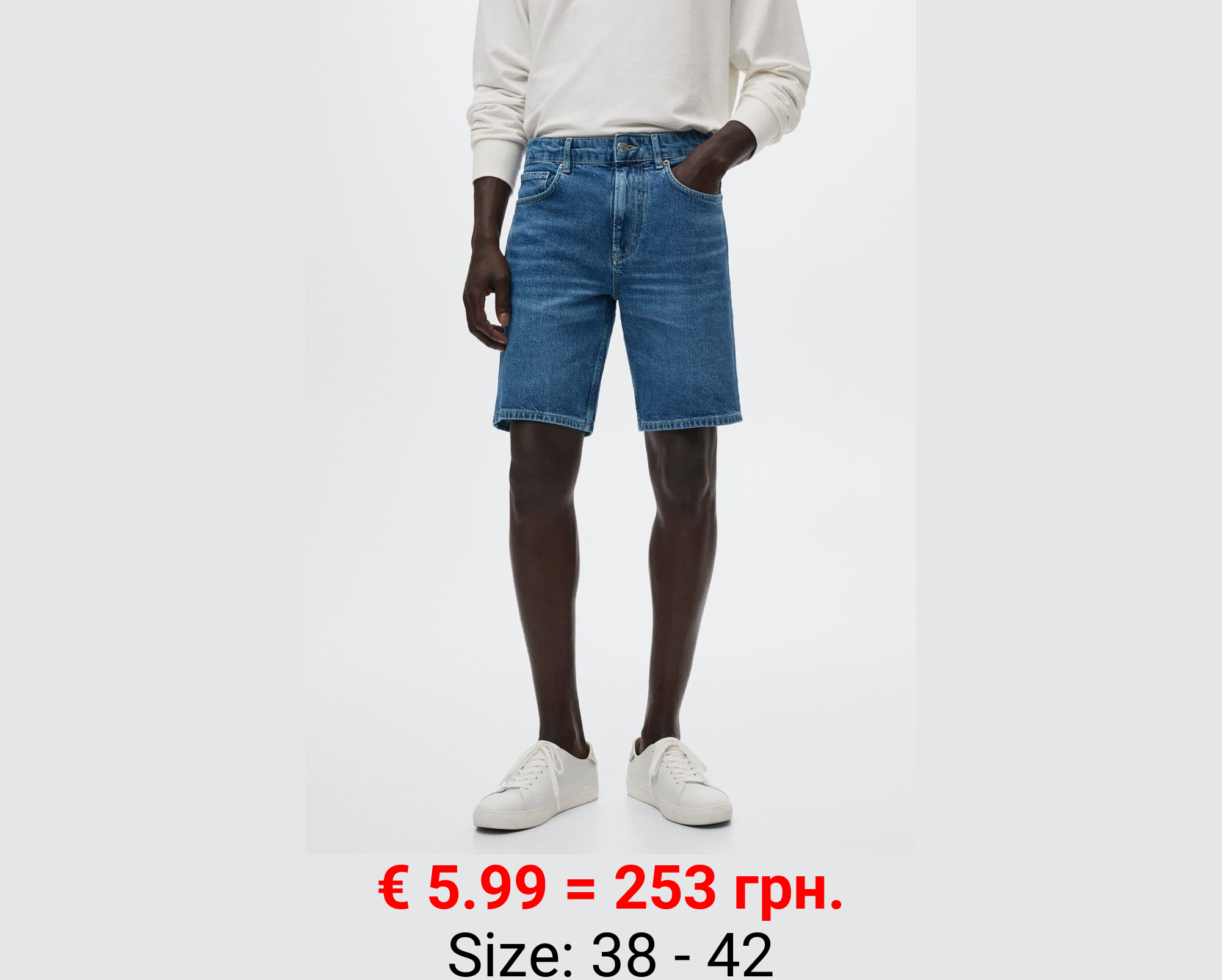 Bermudas vaqueras regular fit