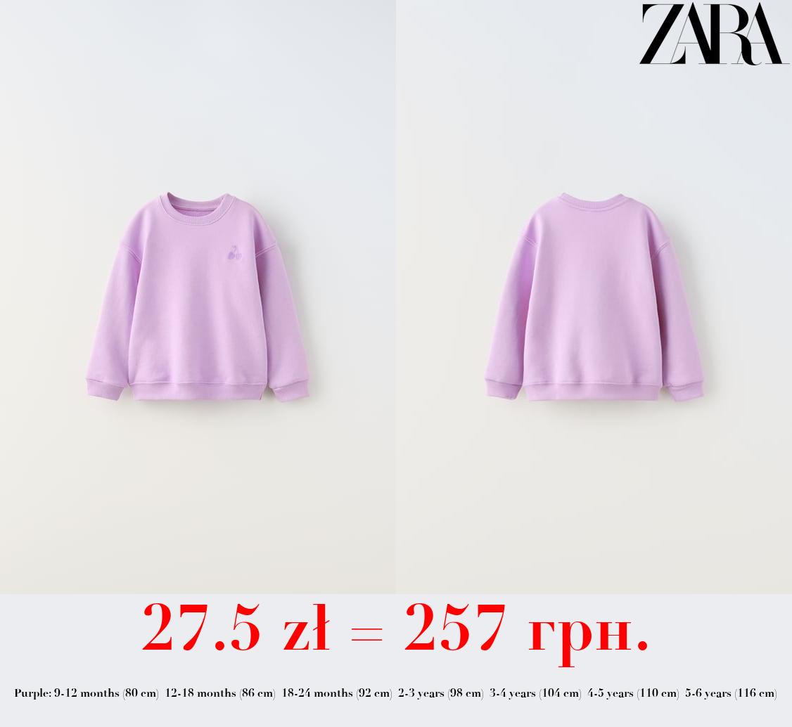 EMBROIDERED SWEATSHIRT