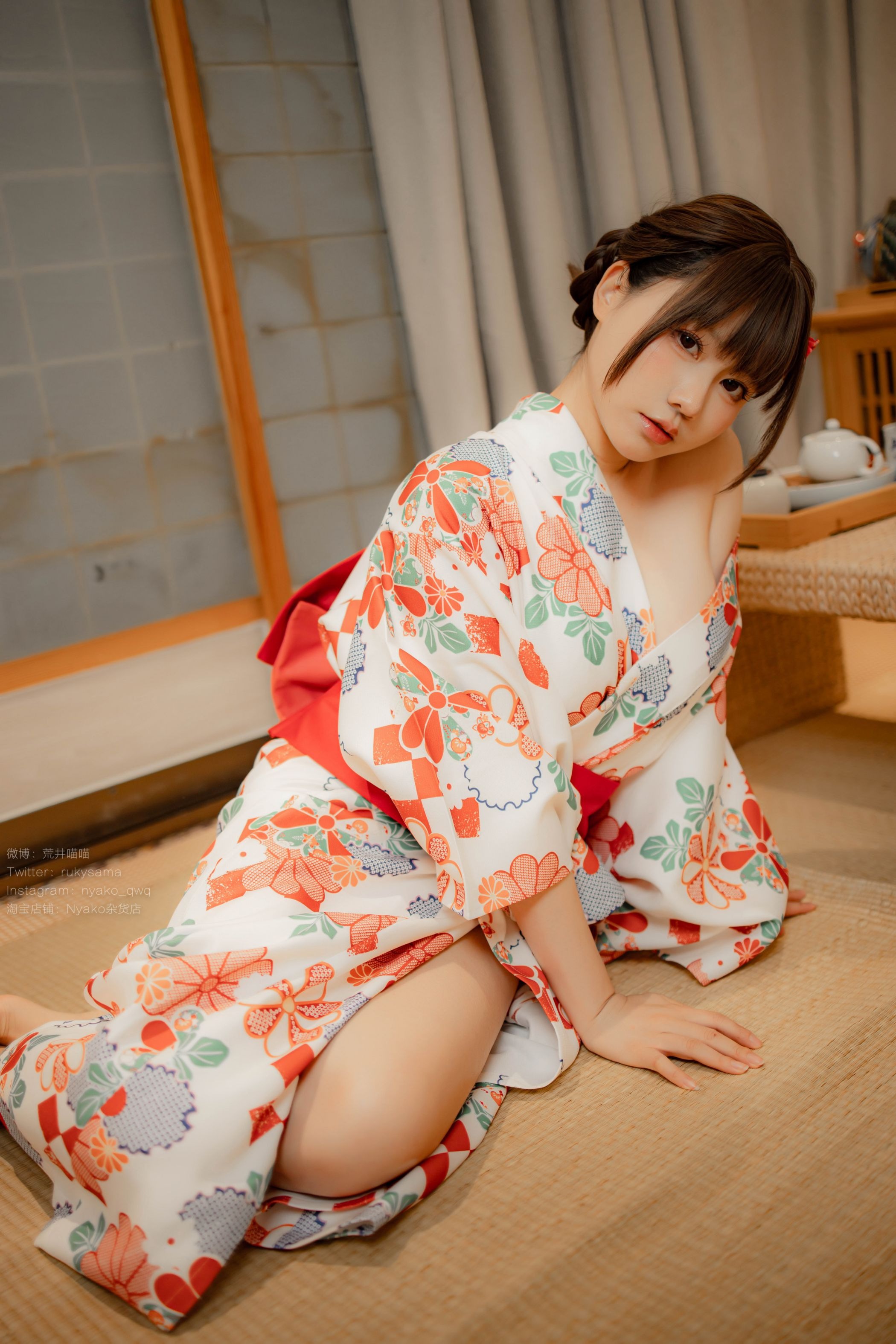 喵子Nyako #Nyako喵子 电子版41 和风烂漫 浴衣 17