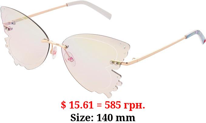 Betsey Johnson Women's Take Flight Butterfly Sunglasses