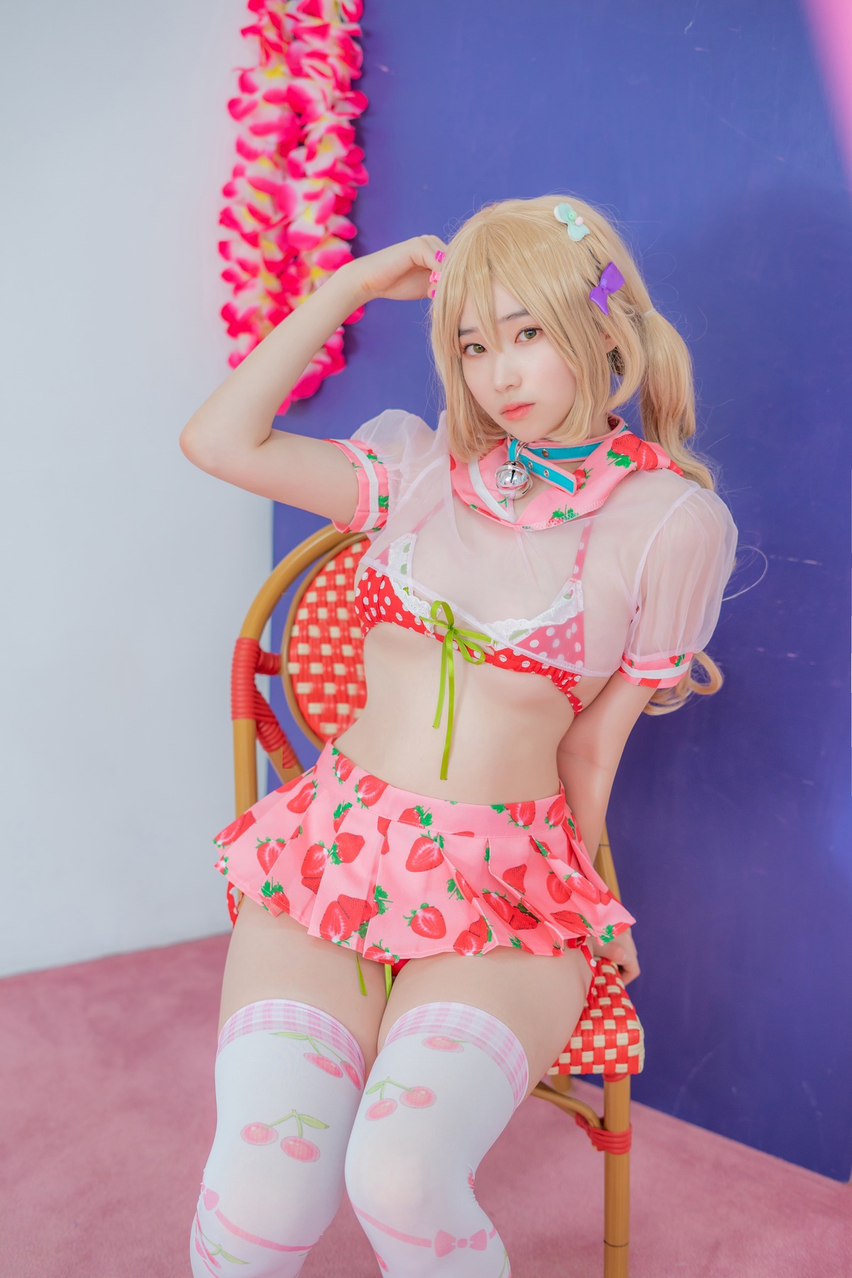 Bambi 밤비, [CreamSoda] Over knee socks Set.01 5