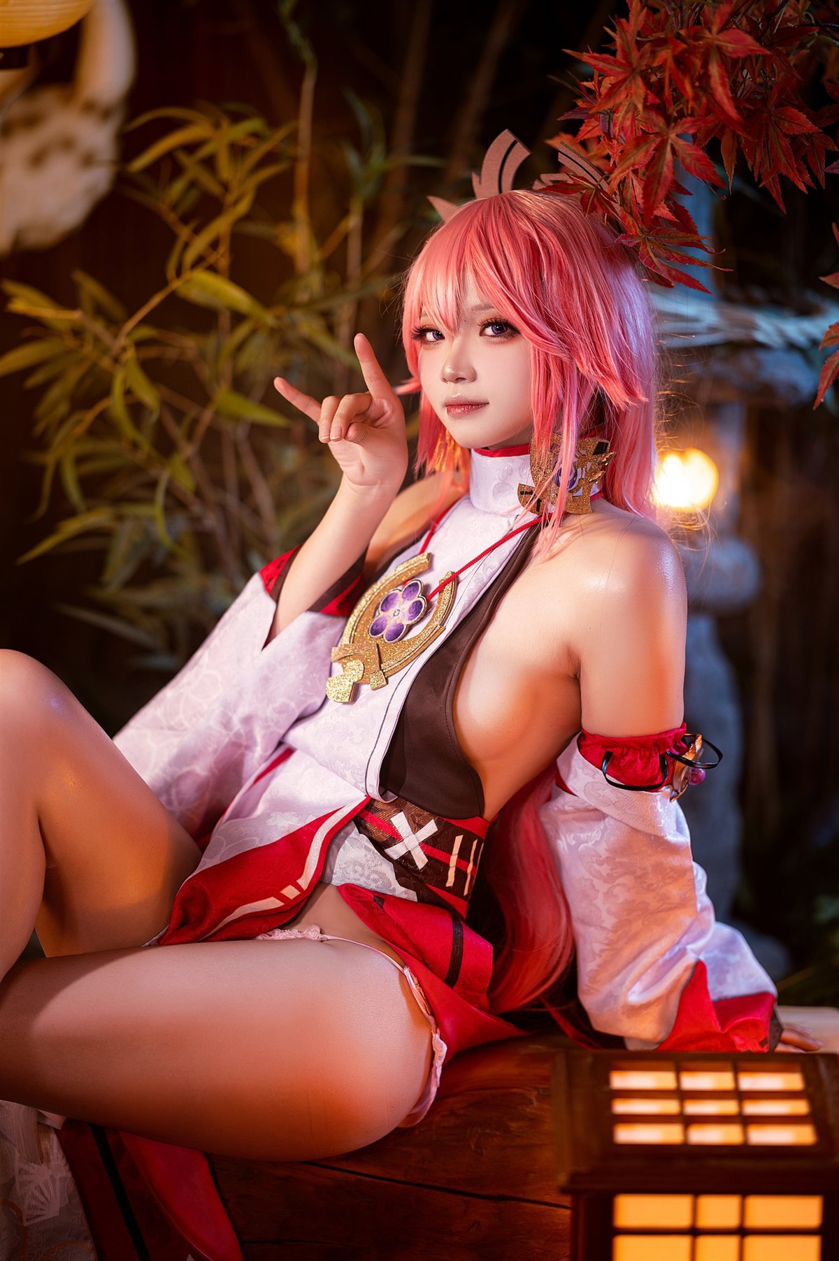 Cosplay 伊喵君 景三 八重 雷神 双倍快乐 10