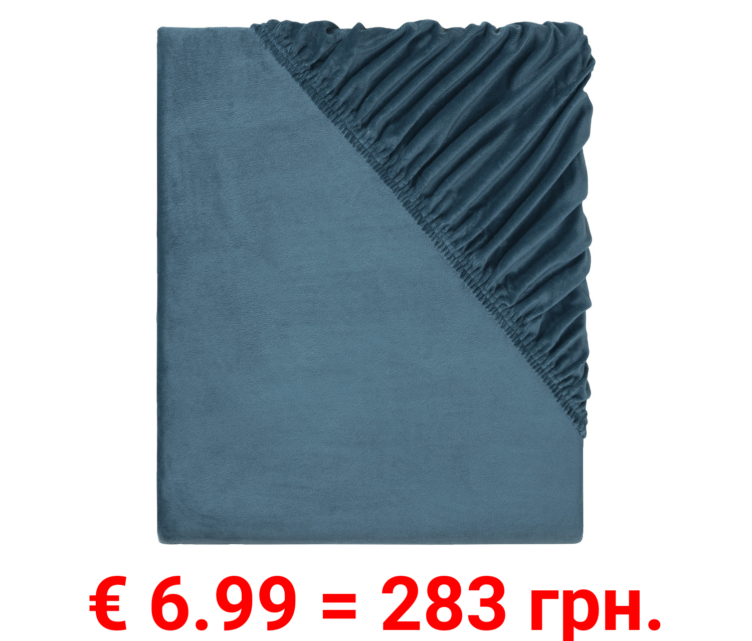 LIVARNO home Plüsch-Spannbettlaken, 90-100 x 200 cm