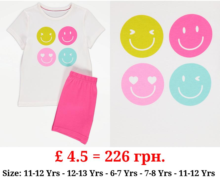 Fun Faces Short Pyjamas