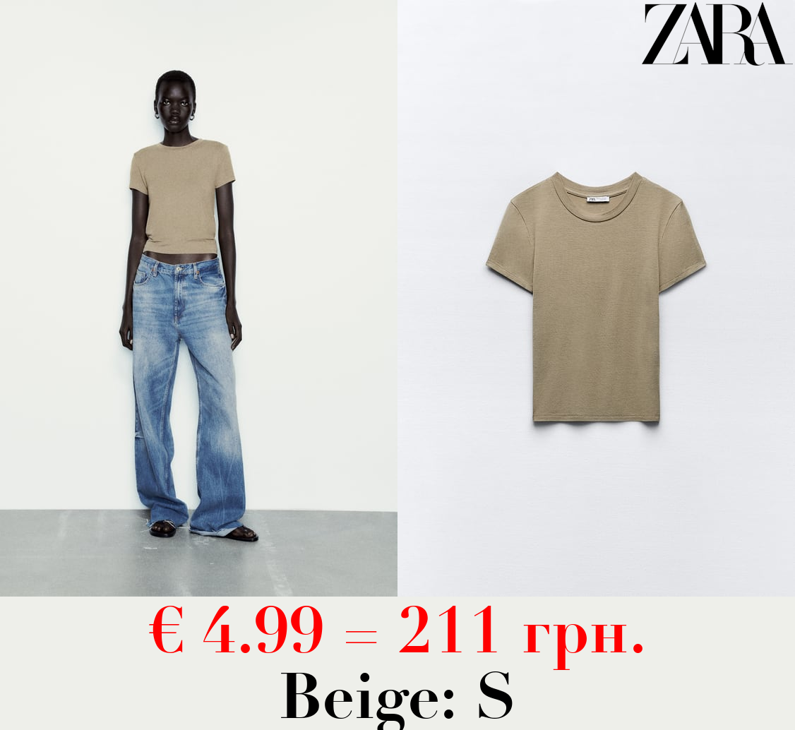 SHORT SLEEVE LYOCELL T-SHIRT