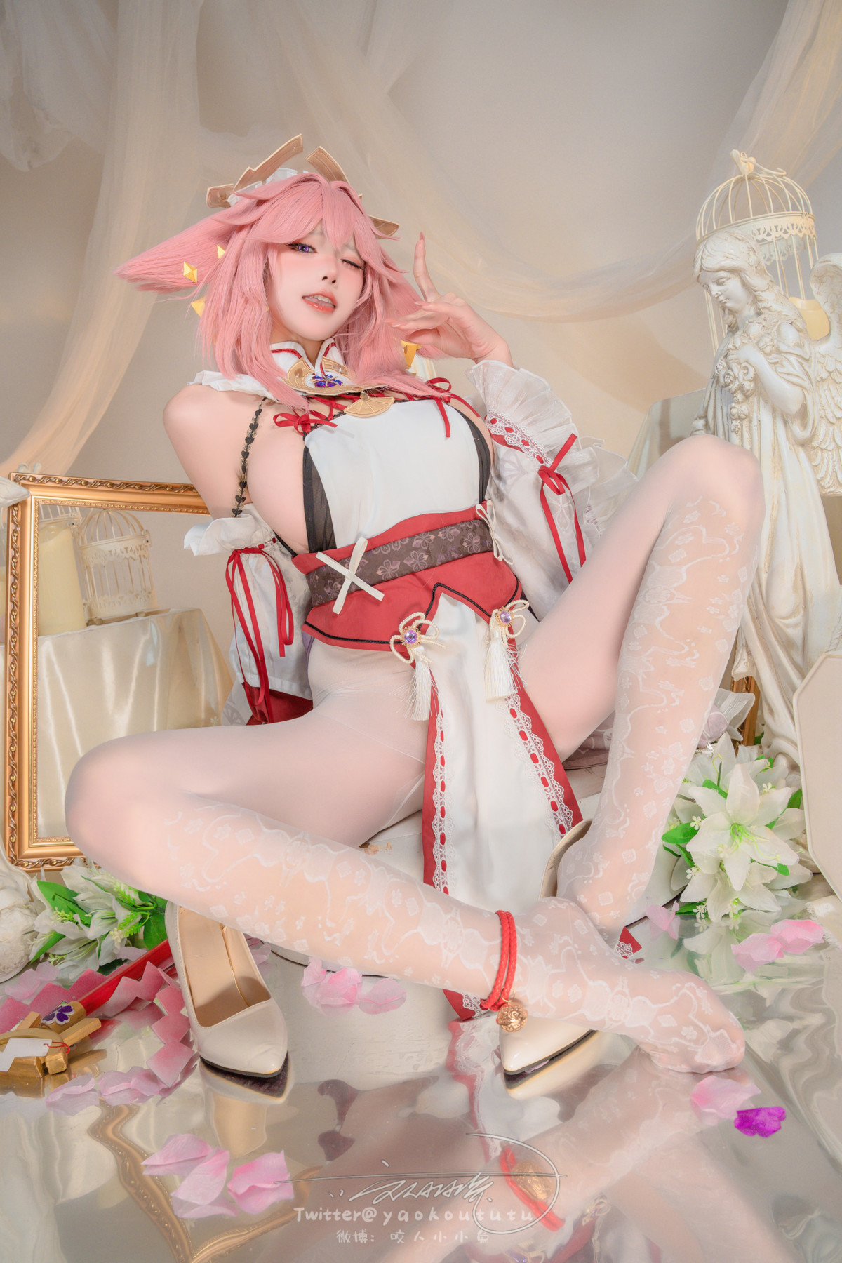 Cosplay 黏黏团子兔 春江水暖 神子贺岁 Set.01 28
