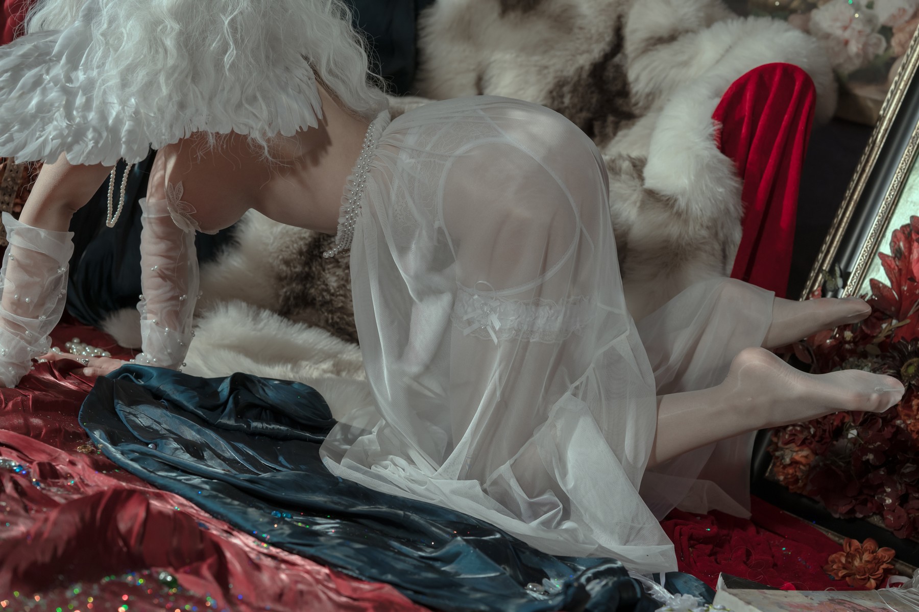 Cosplay 云溪溪 天使 41