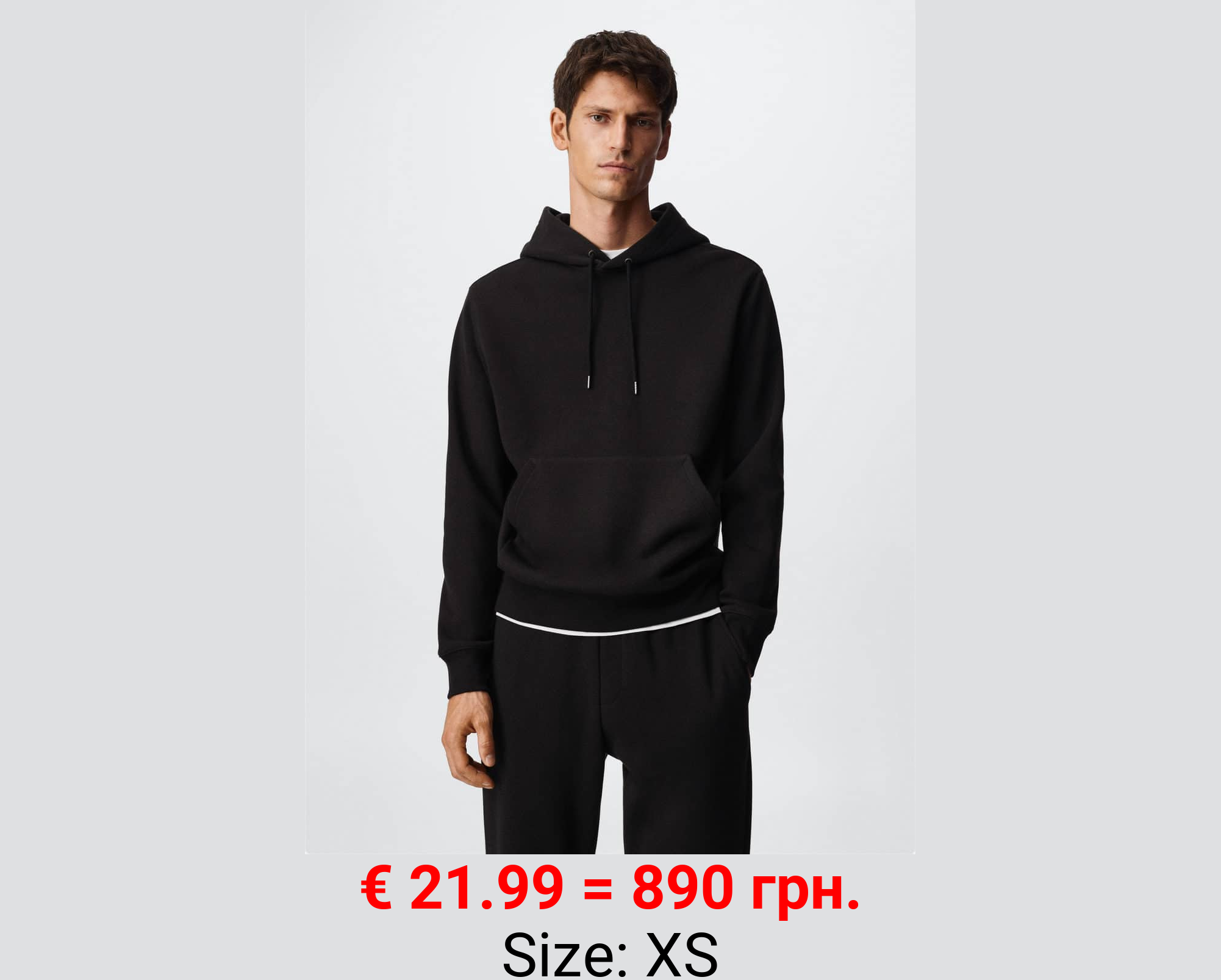 Sudadera algodón capucha