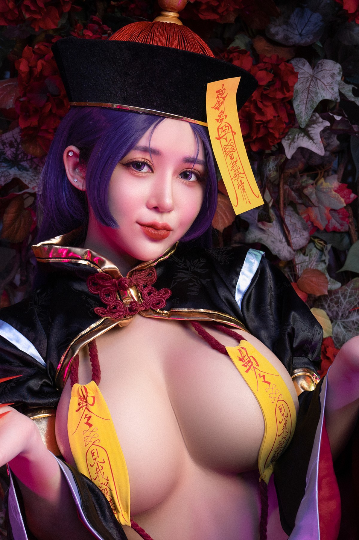 菰蒲風動縱斜影，殭屍奶光《安希》膣得液滿！見我發情——香希趕屍霊幻道士 X 最胸妖怪キョンシー Zombie sex folklore Set.01 11