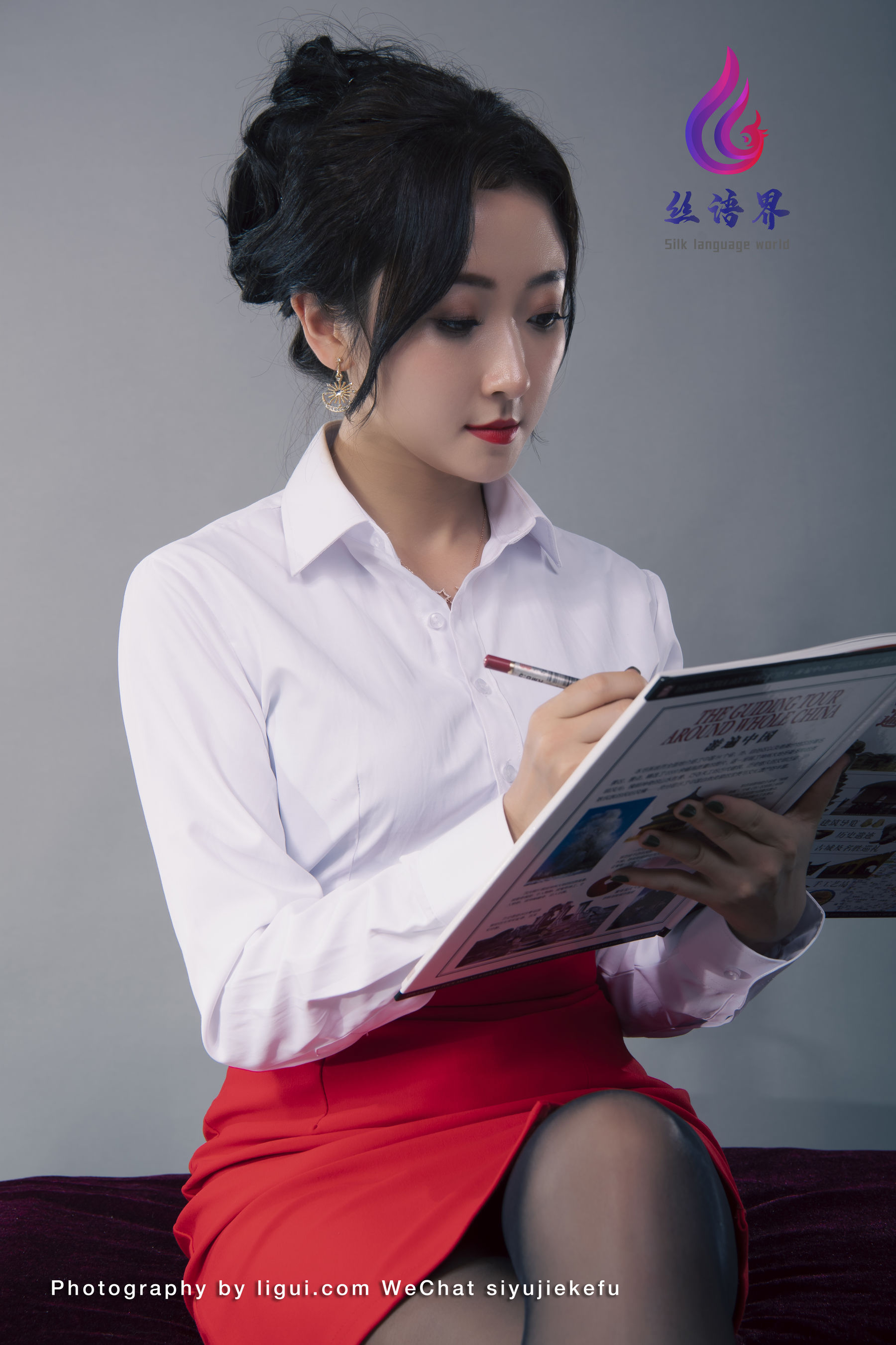 [丽柜Ligui]_愉心_那一抹红色-写真图集共64P 9