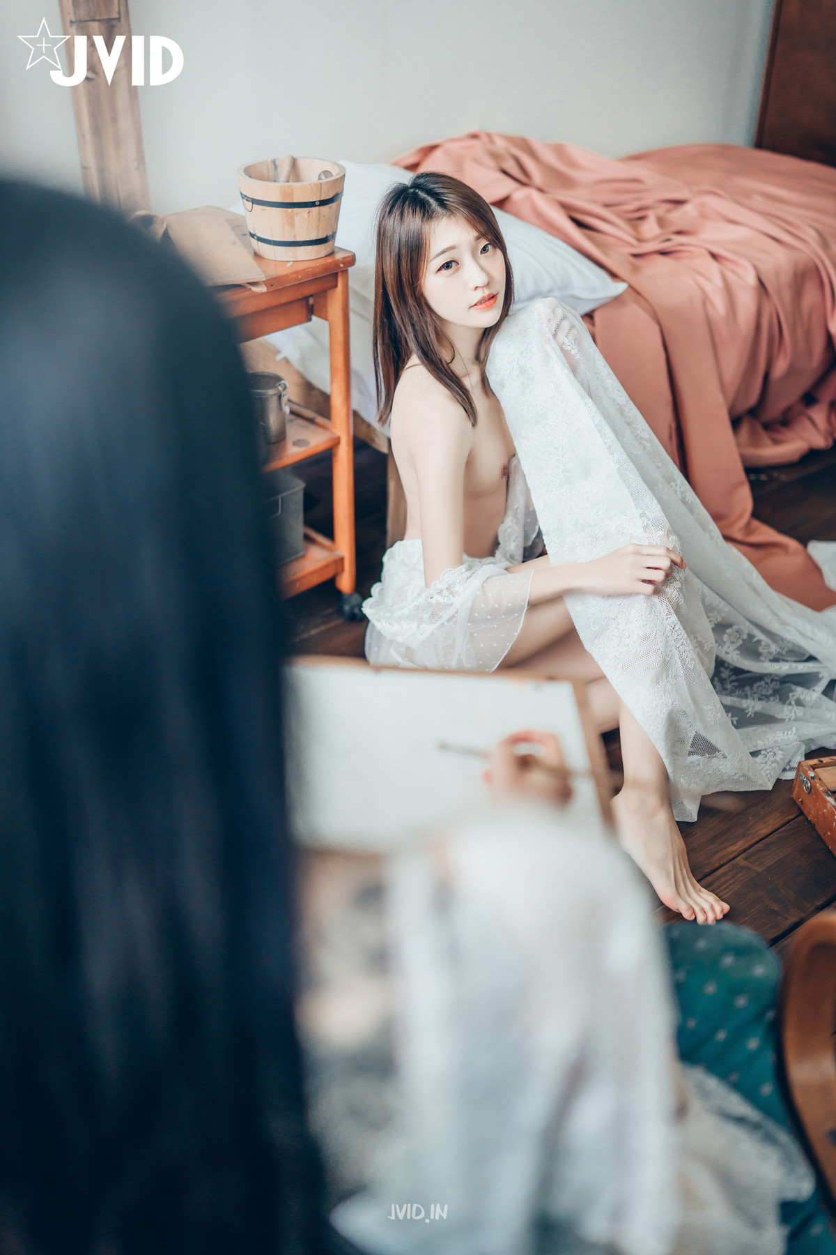 JVID精品 飄飄 妍妍 百合花神の美少女 最色色嘗試 辰辰特別客串！色色最大突破 Set.01 27