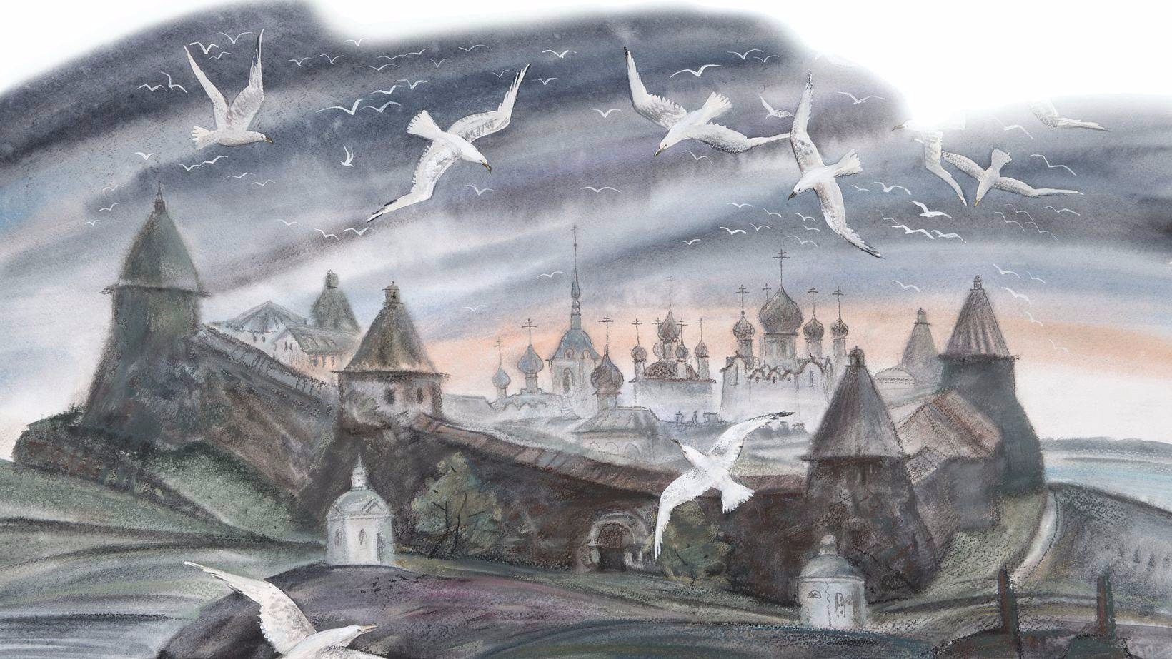 Соловецкий монастырь живопись Михаила Нестерова