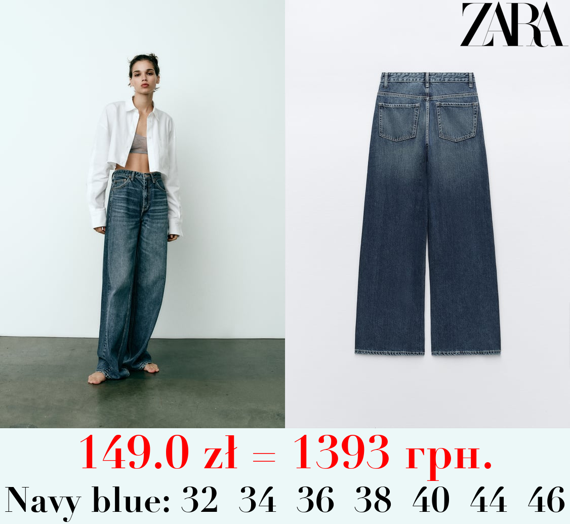 TRF WIDE-LEG MID-RISE FULL LENGTH JEANS