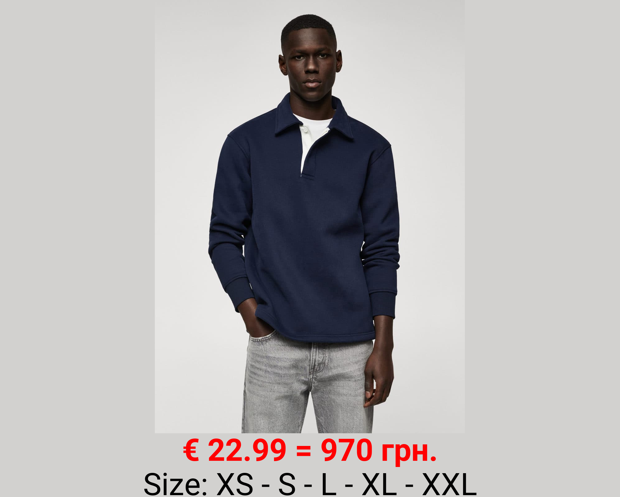 Polo algodón manga larga