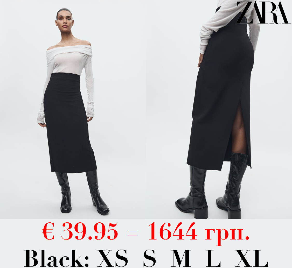 ZW COLLECTION FITTED MIDI SKIRT