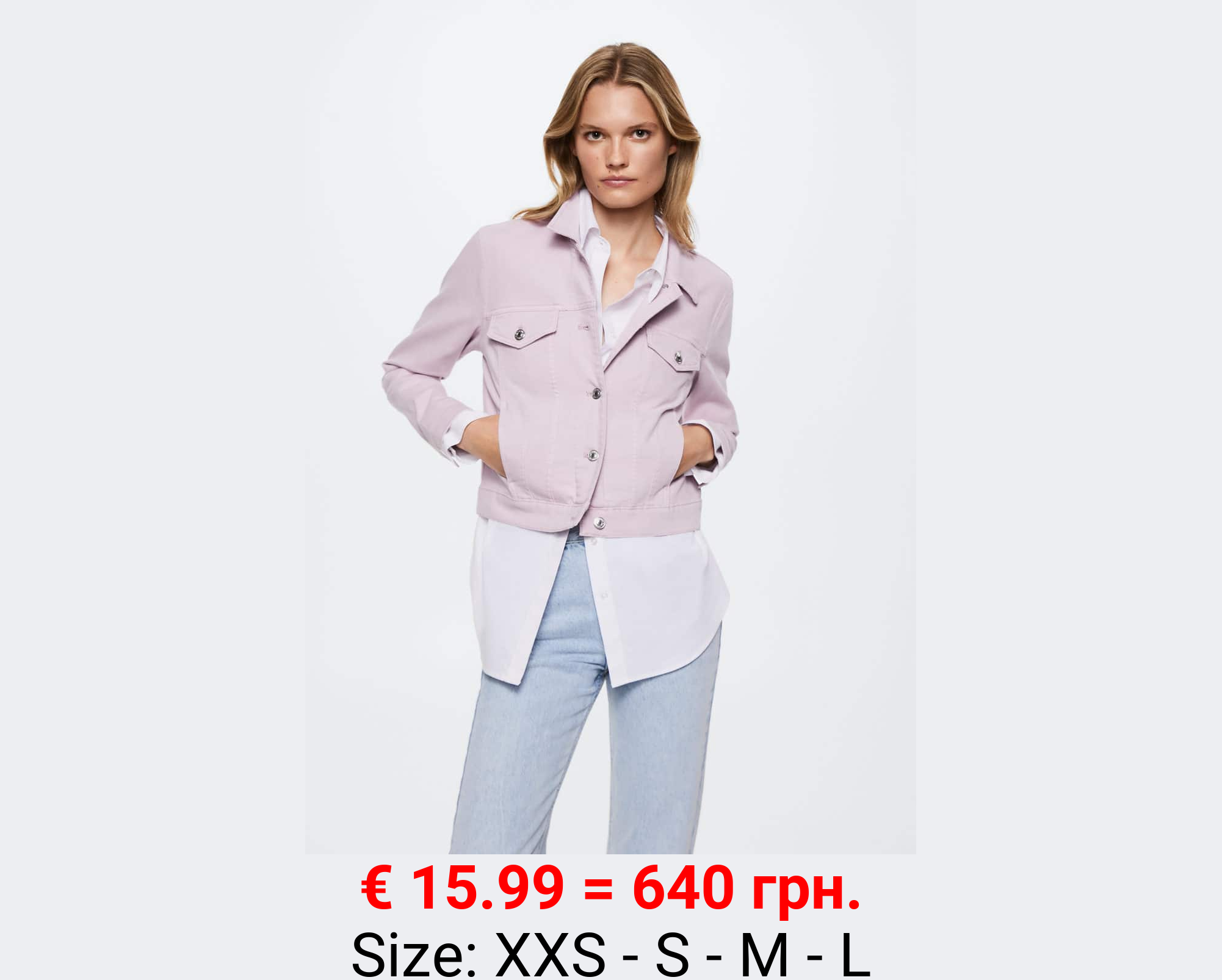 Cazadora vaquera bolsillos