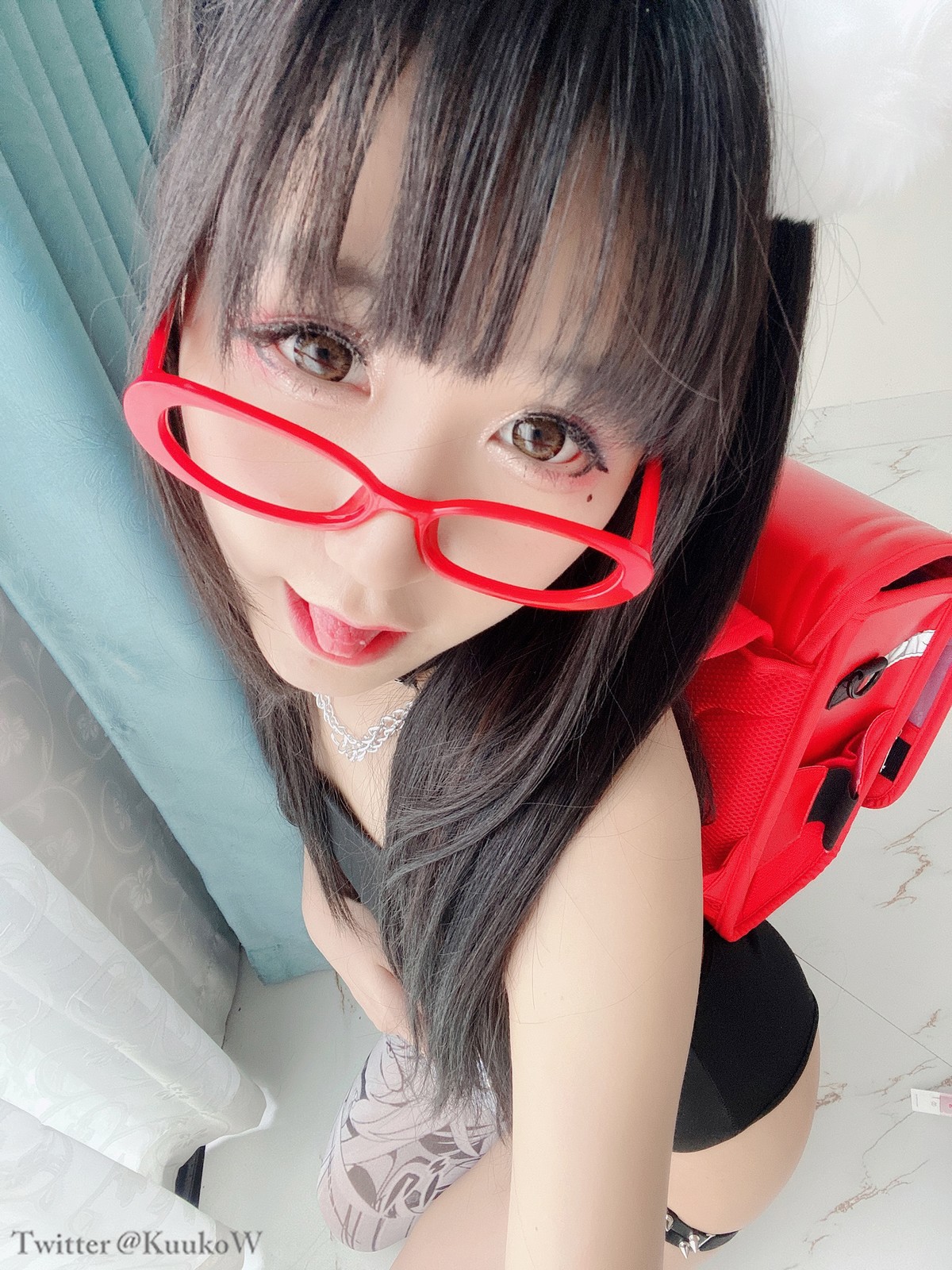 Cosplay KuukoW クー子 Megane Chan 27