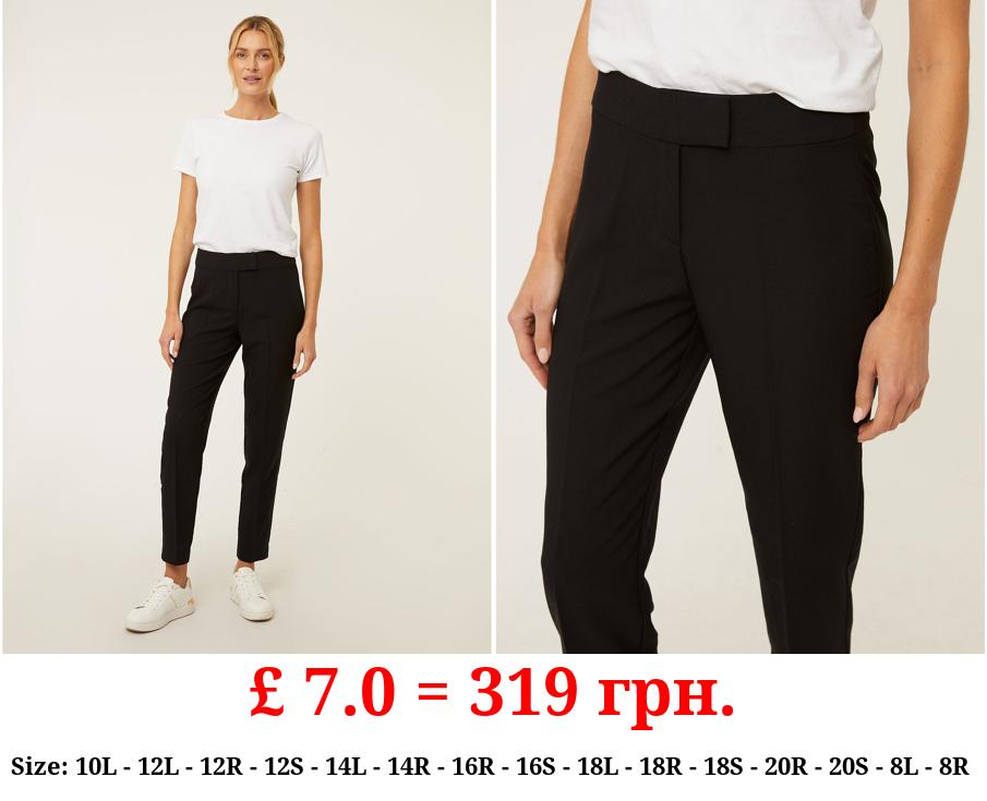 Black Straight Leg Trousers