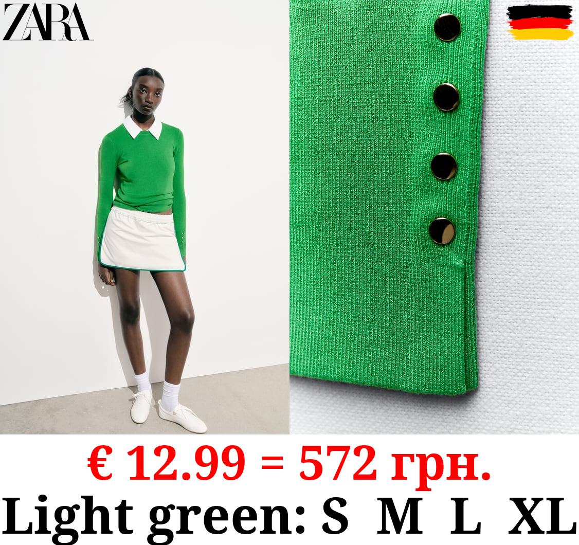 BASIC PLAIN KNIT SWEATER