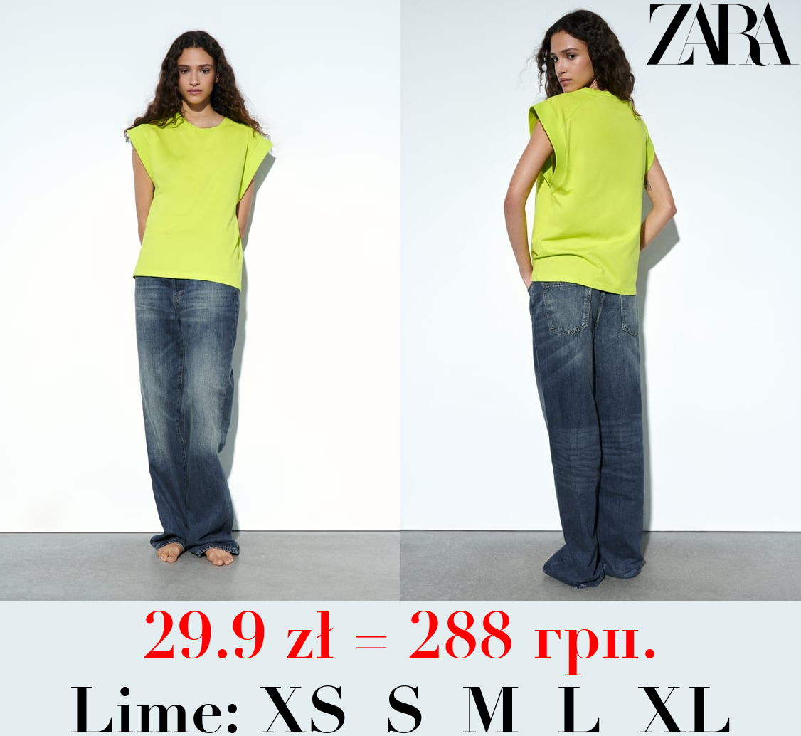 RIBBED COTTON T-SHIRT