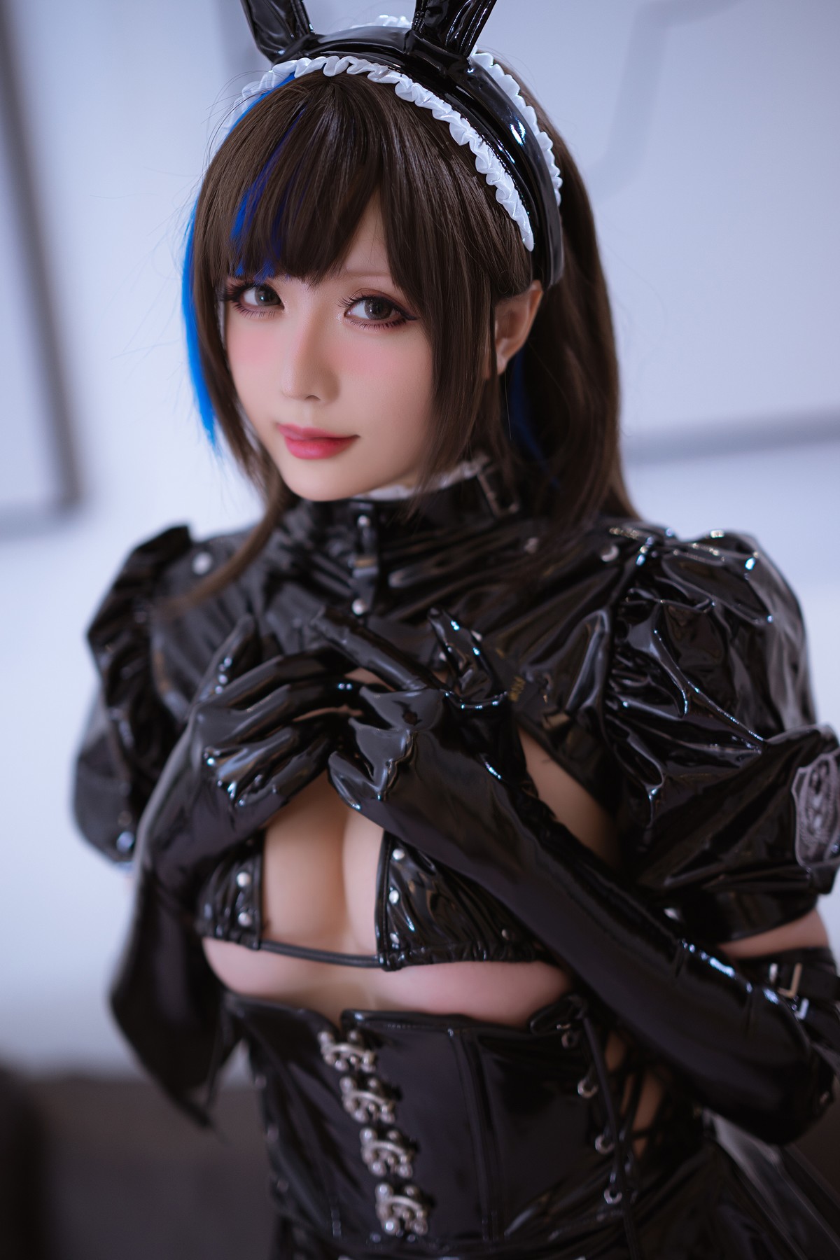 Cosplay 星之迟迟Hoshilily 兔兔女仆 12