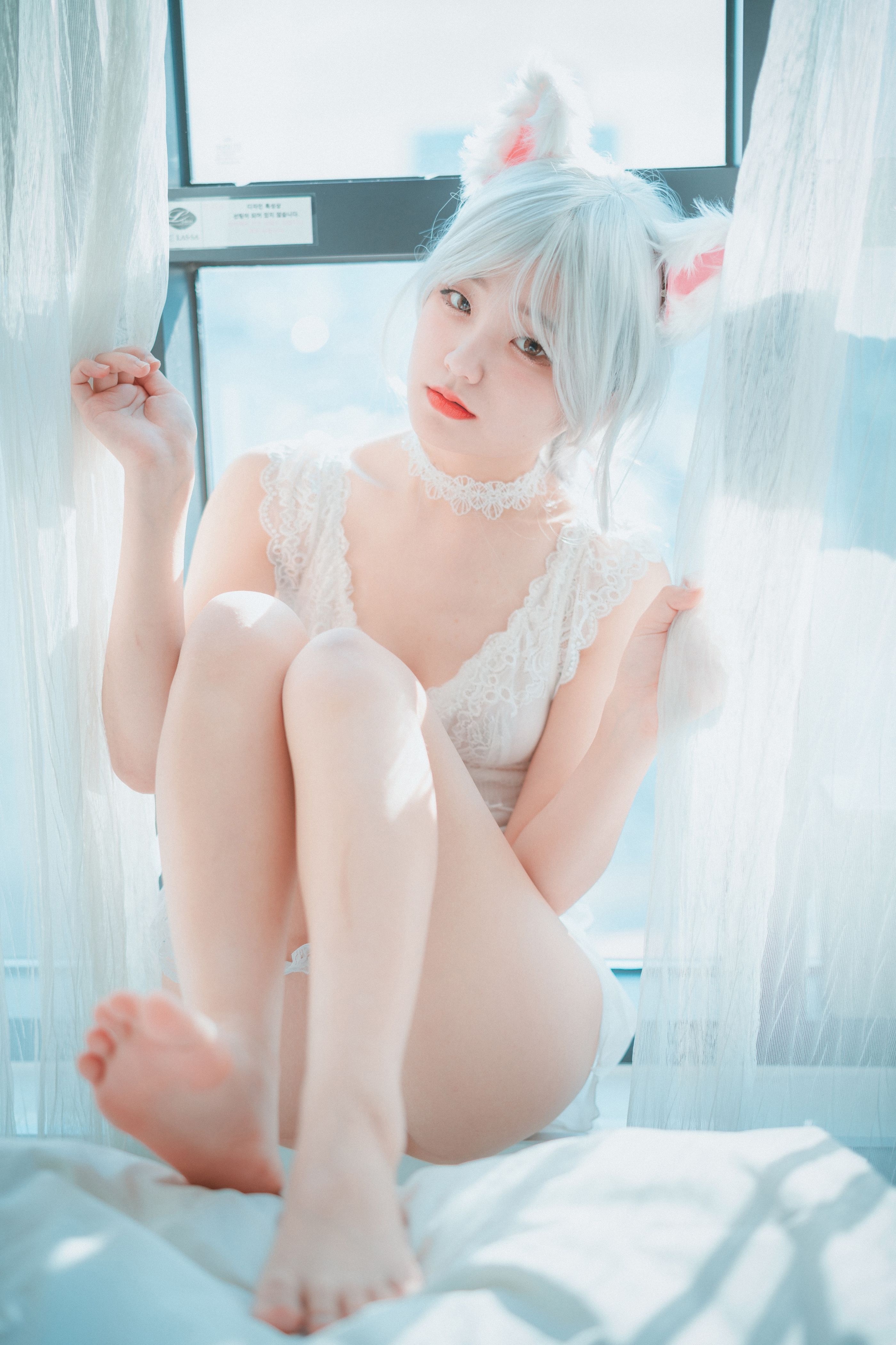 Jenny (정제니) - [DJAWA] Schwarz und Weiß Katzenmädchen [66P-463MB] 30