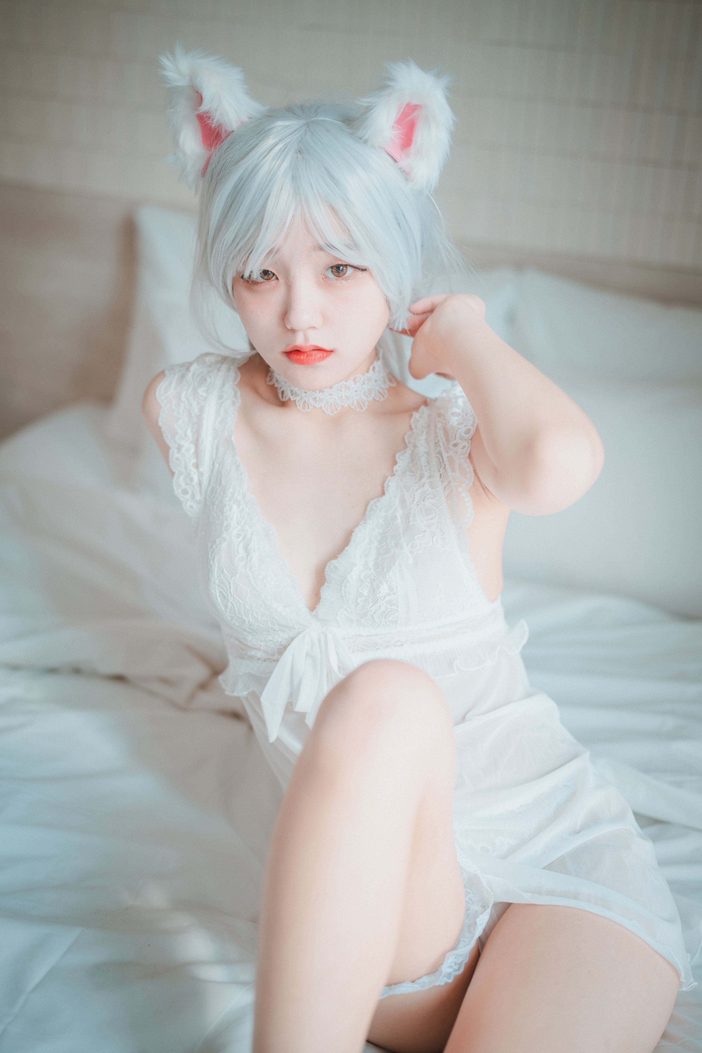 Jenny (정제니) - [DJAWA] Schwarz und Weiß Katzenmädchen [66P-463MB] 28