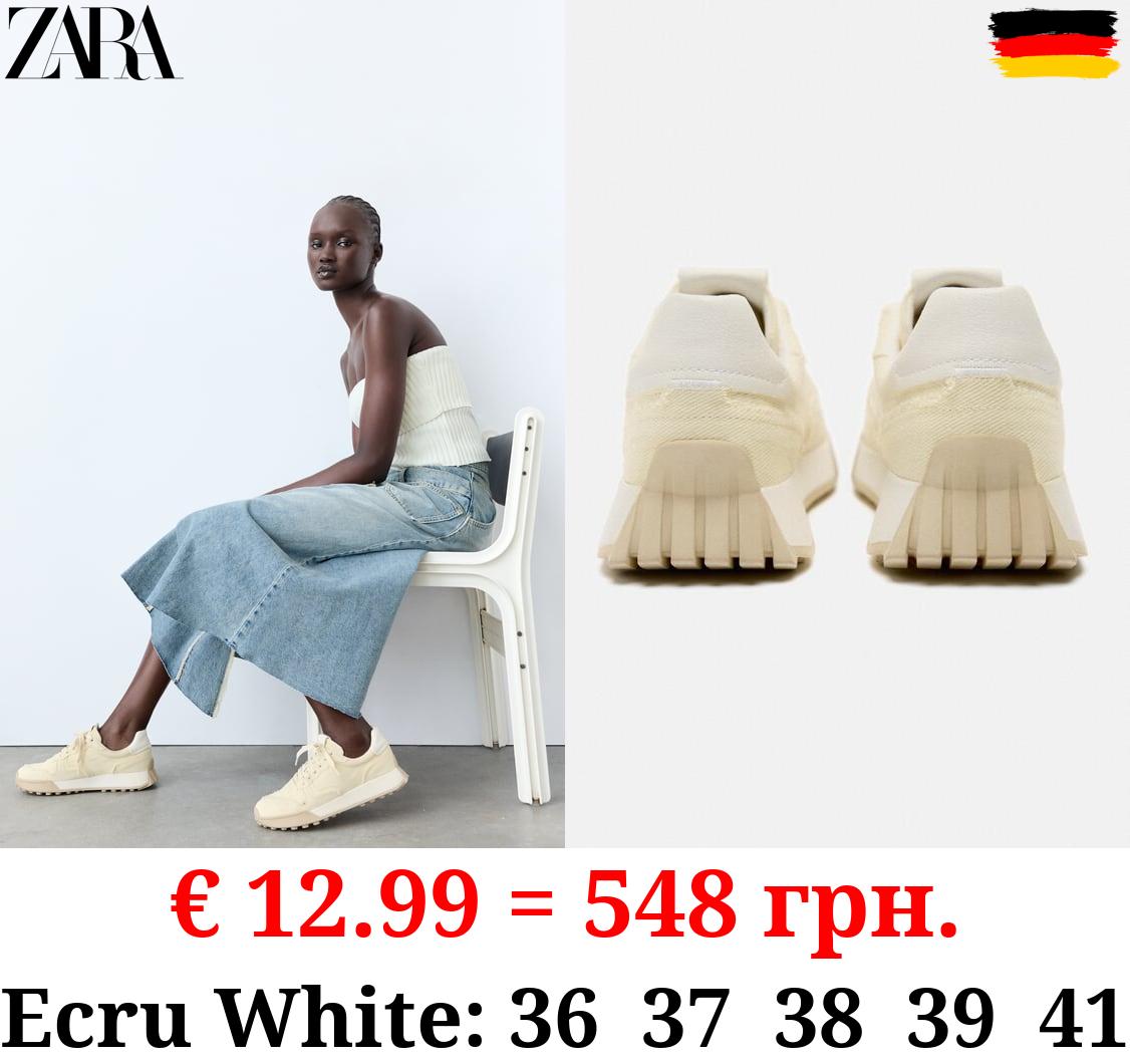 FABRIC RUNNING TRAINERS