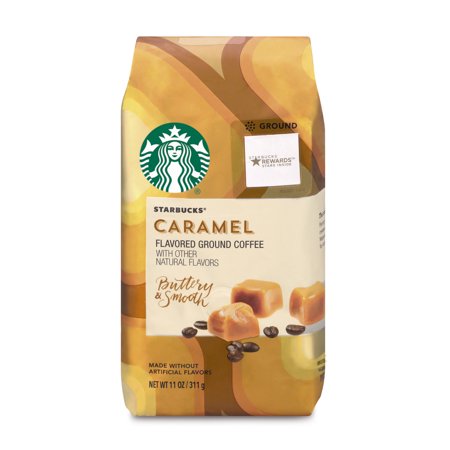 Starbucks Medium Roast Ground Coffee — Caramel — 1 bag (11 oz.)