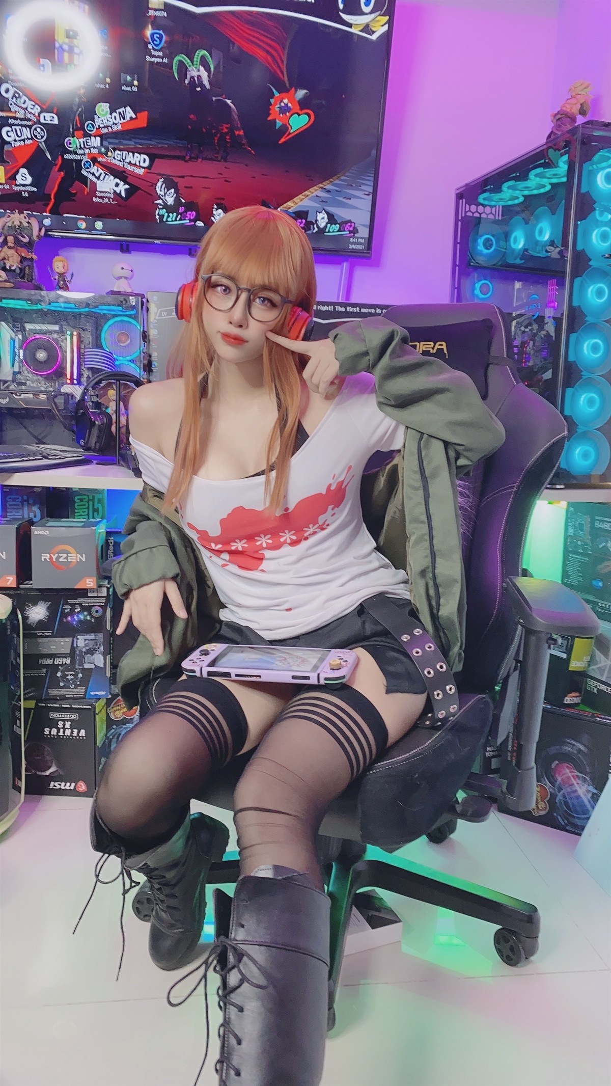 Cosplay 萝莉Byoru 佐倉双葉 Futaba Sakura 31