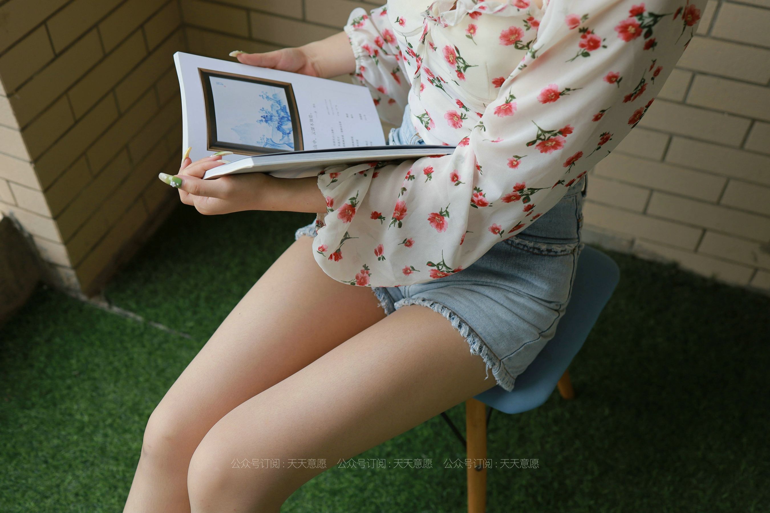 [IESS异思趣向]_模特：可可《法式碎花裙》-写真图集共31P 9